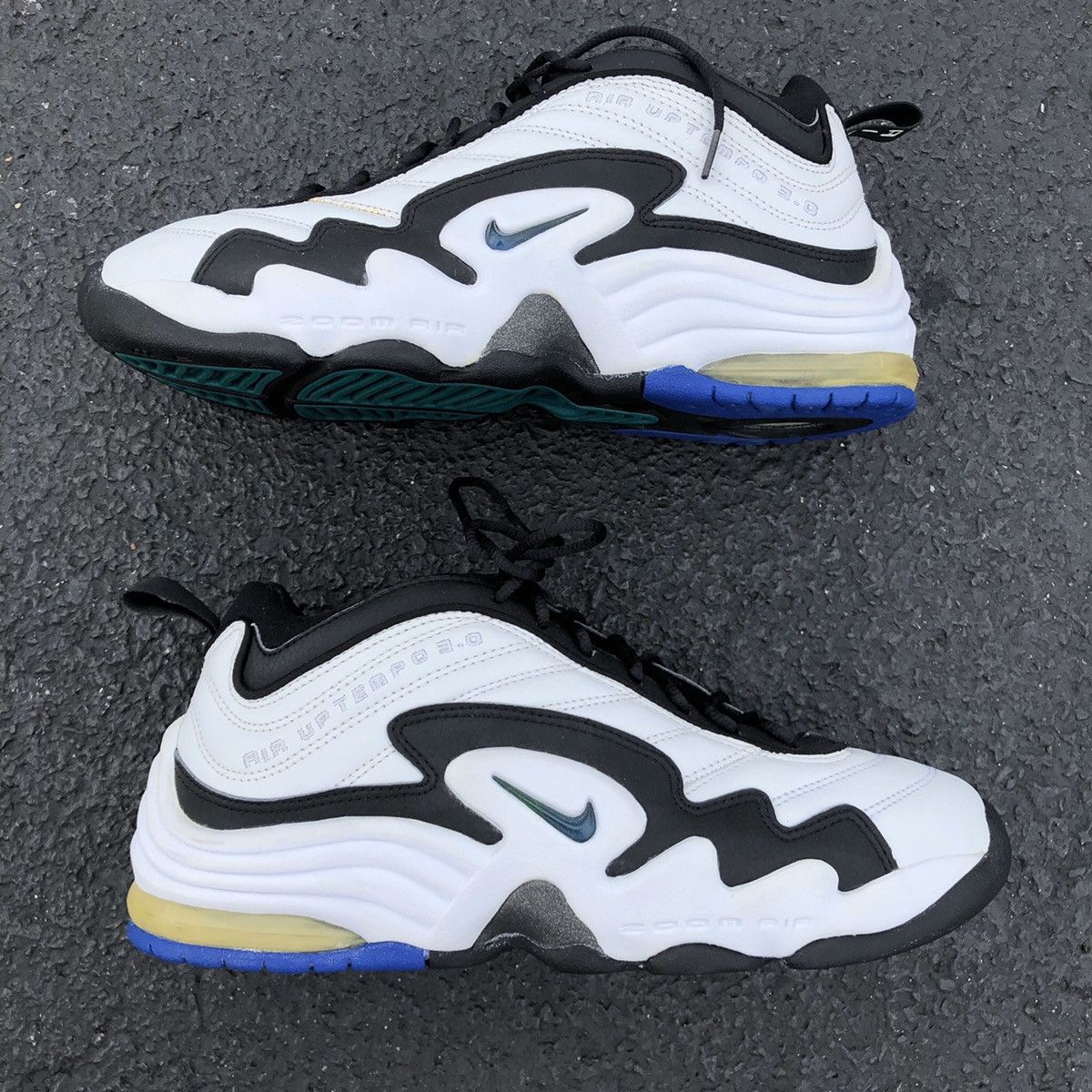 Nike 1998 Nike Air Max Uptempo 3.0 White | Deep Emerald-Black | Grailed