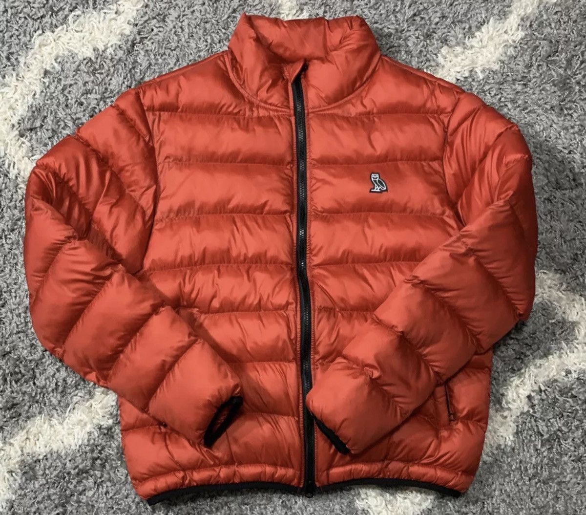 HELLO OCTOBER TAUPE PUFFER JACKET
