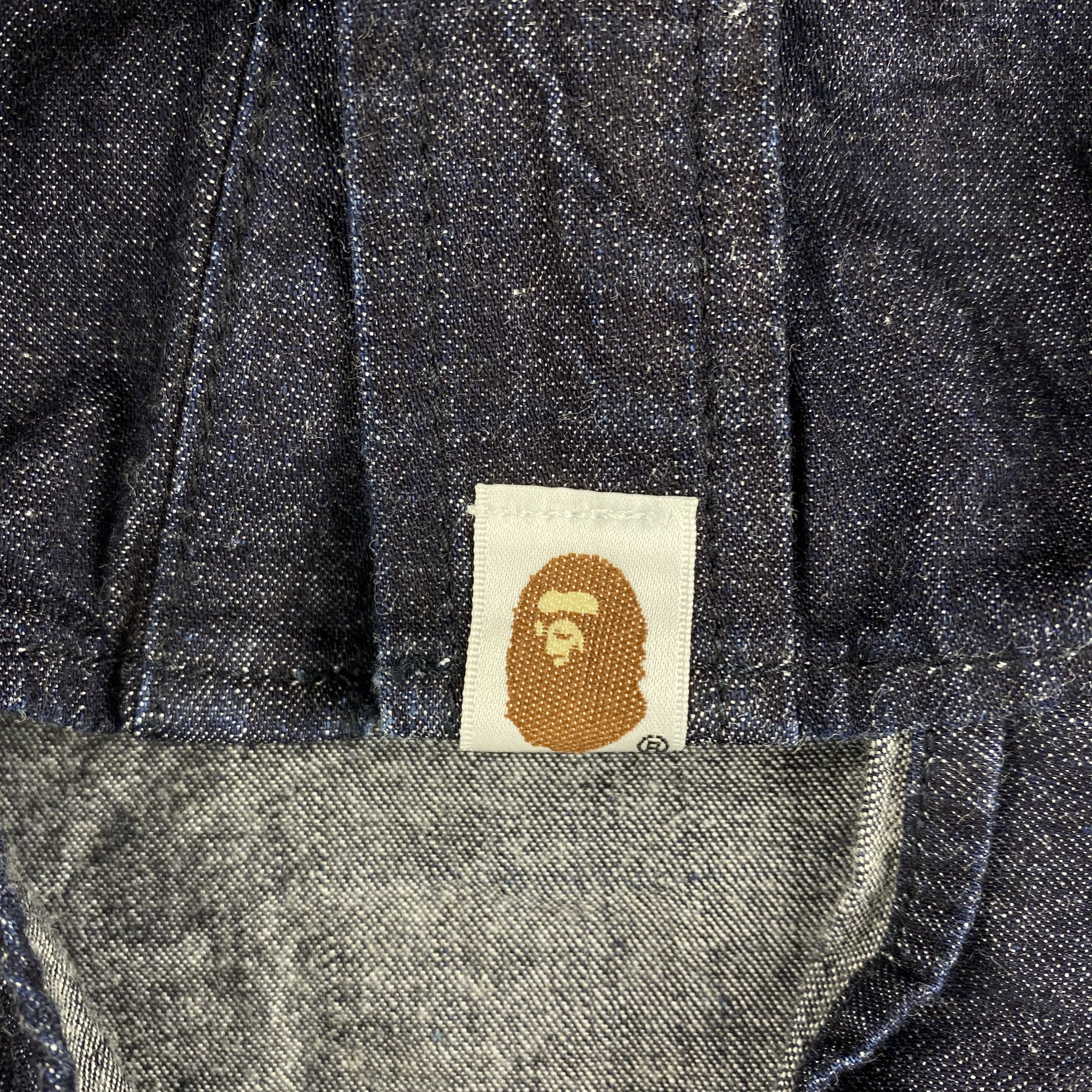 Bape Bape “Ape Shall Never Kill Ape” Logo Patch Shirt Size US L / EU 52-54 / 3 - 7 Thumbnail