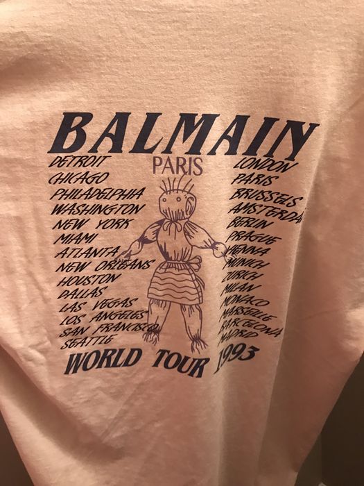 balmain nirvana shirt