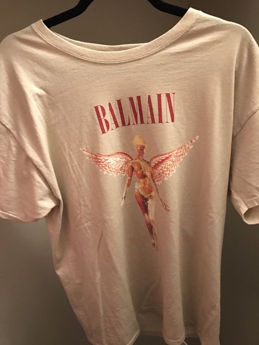 balmain nirvana shirt