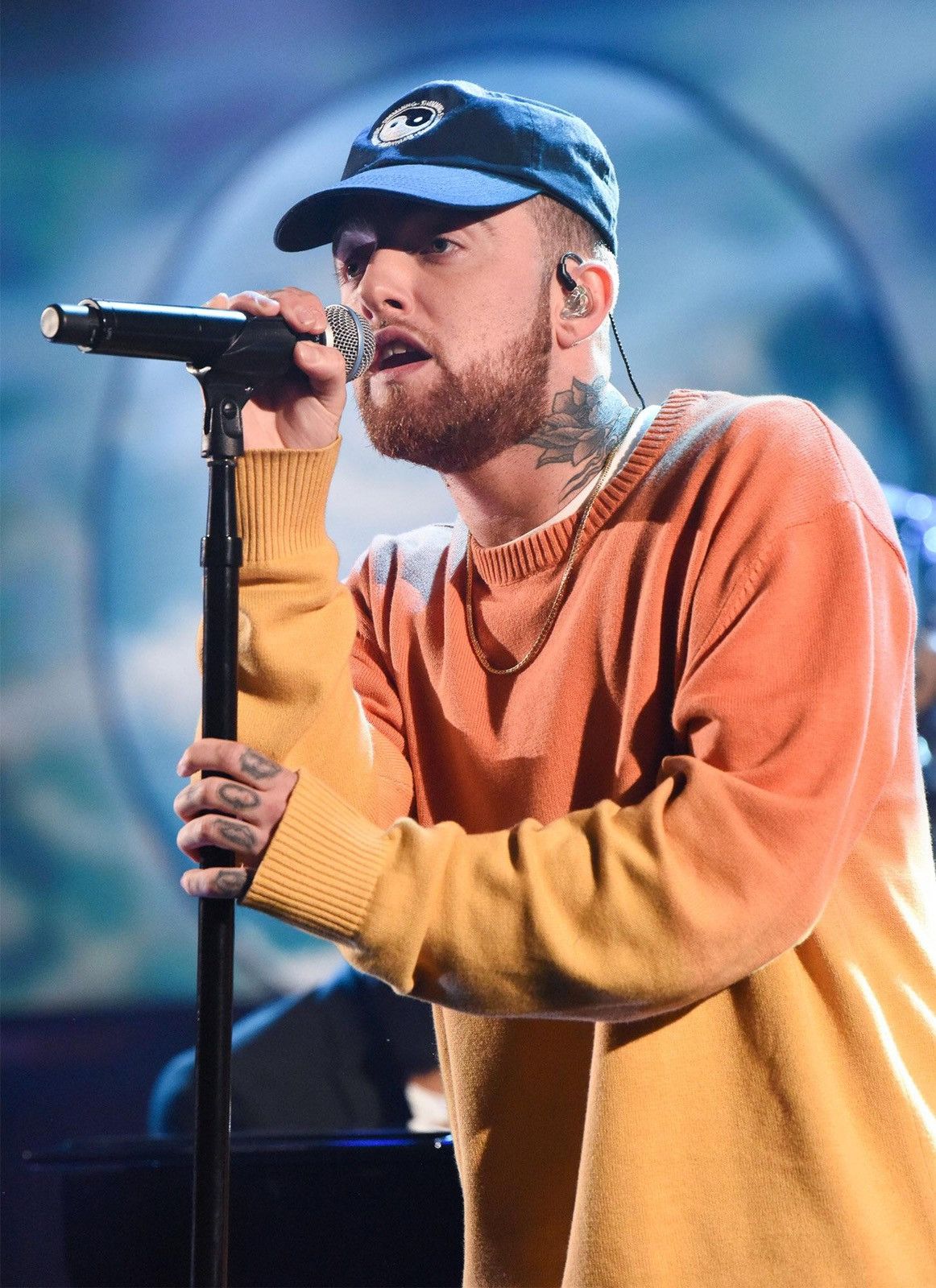 Stussy Fade stripe knit sweater Mac Miller | Grailed