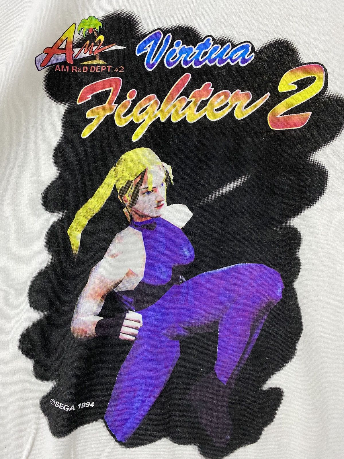 Japanese Brand vintage 1994 VIRTUA FIGHTER 2 arcade fighting t-shirts Size US L / EU 52-54 / 3 - 3 Thumbnail