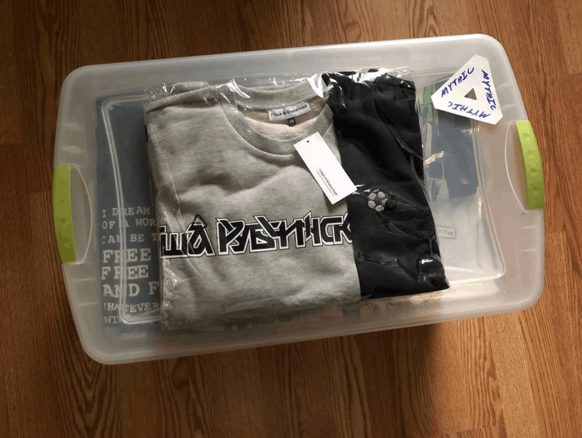 Gosha Rubchinskiy Split Logo Crewneck Size US XS / EU 42 / 0 - 2 Thumbnail