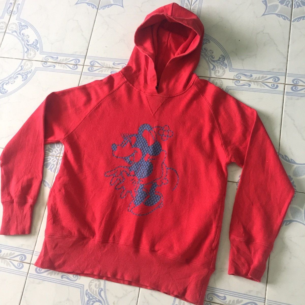 Anime Disney Minnie Mouse Big Printed Sweatshirt Hoodie Size US M / EU 48-50 / 2 - 6 Thumbnail