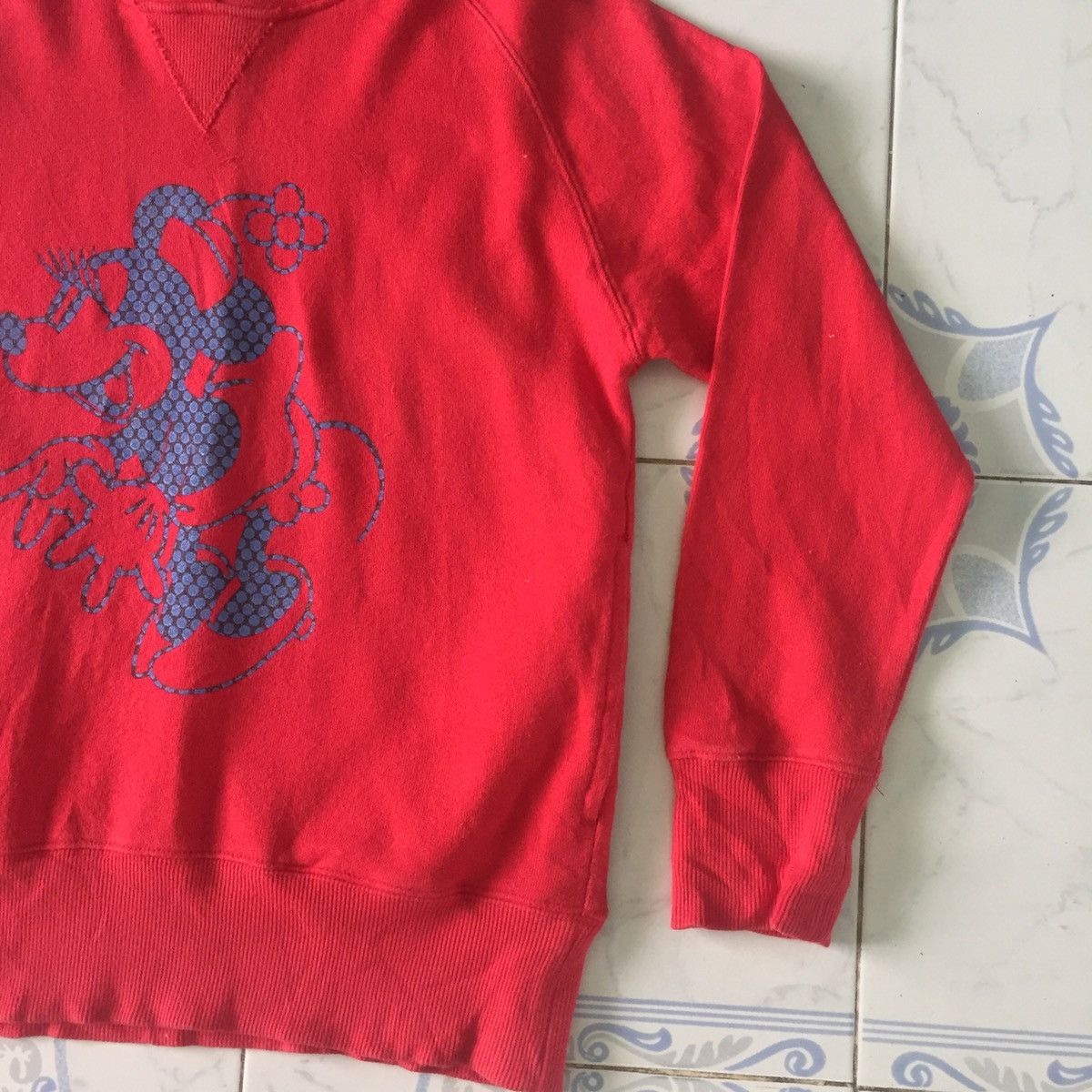 Anime Disney Minnie Mouse Big Printed Sweatshirt Hoodie Size US M / EU 48-50 / 2 - 3 Thumbnail