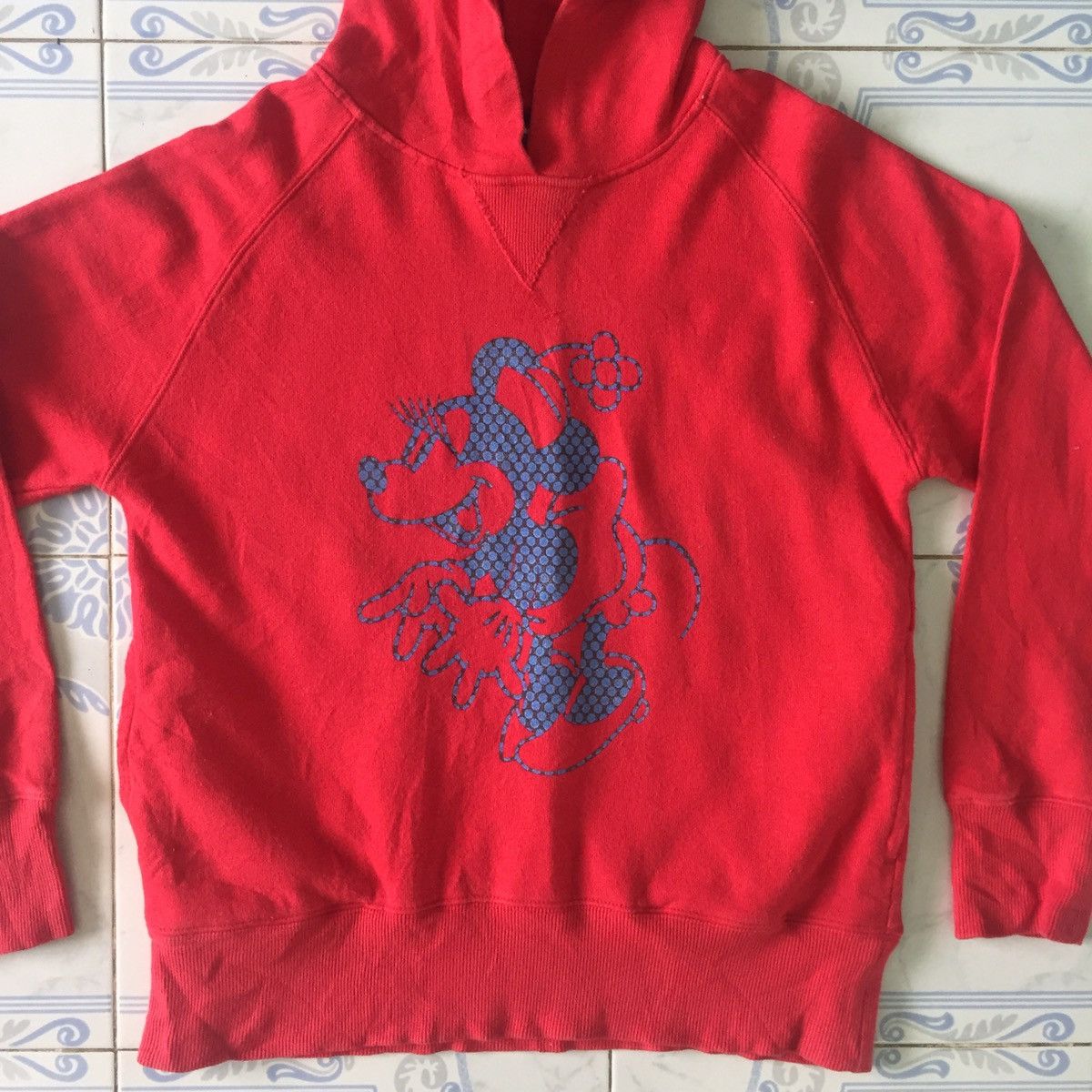 Anime Disney Minnie Mouse Big Printed Sweatshirt Hoodie Size US M / EU 48-50 / 2 - 4 Thumbnail
