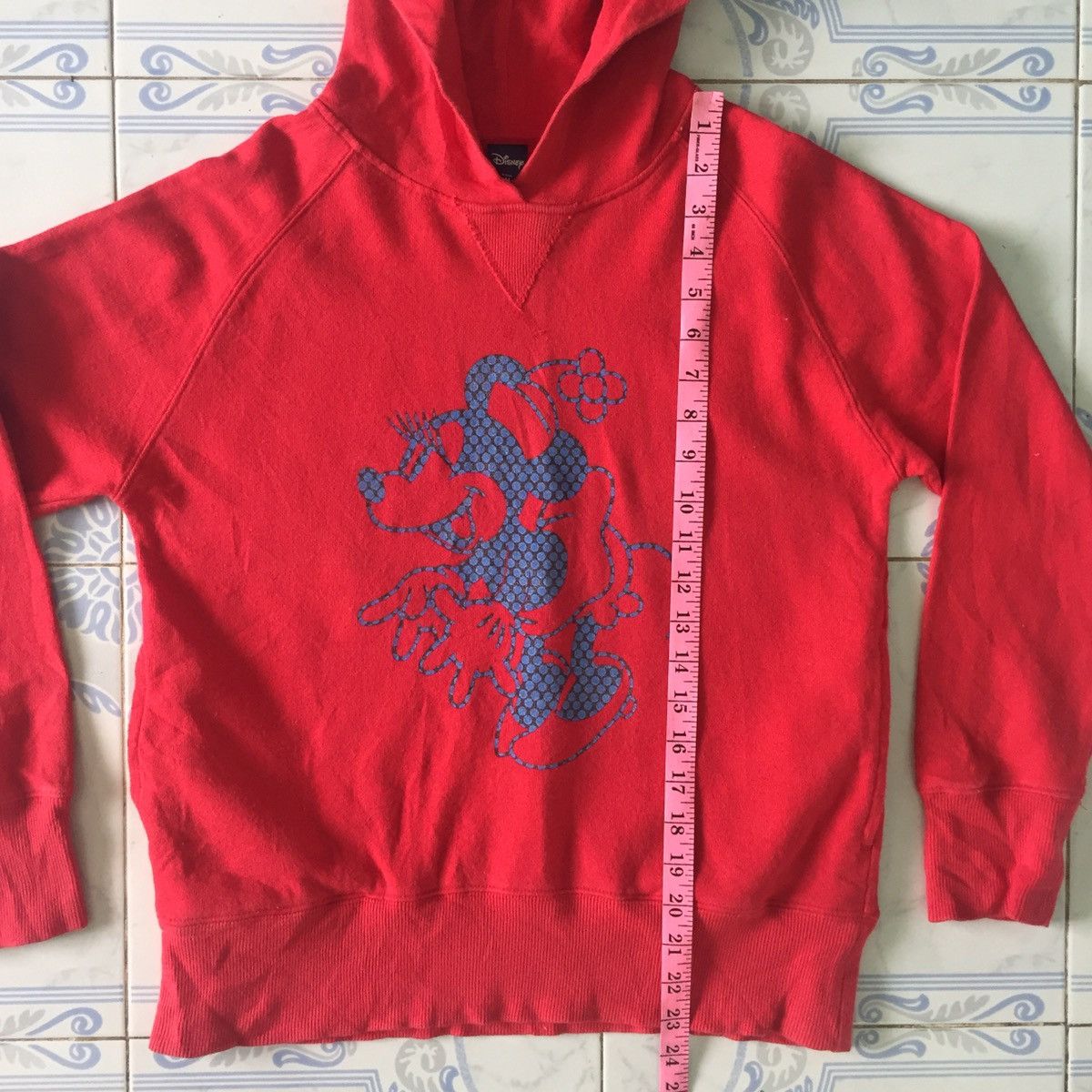 Anime Disney Minnie Mouse Big Printed Sweatshirt Hoodie Size US M / EU 48-50 / 2 - 16 Thumbnail