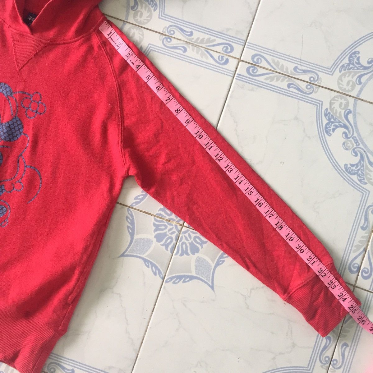 Anime Disney Minnie Mouse Big Printed Sweatshirt Hoodie Size US M / EU 48-50 / 2 - 17 Thumbnail