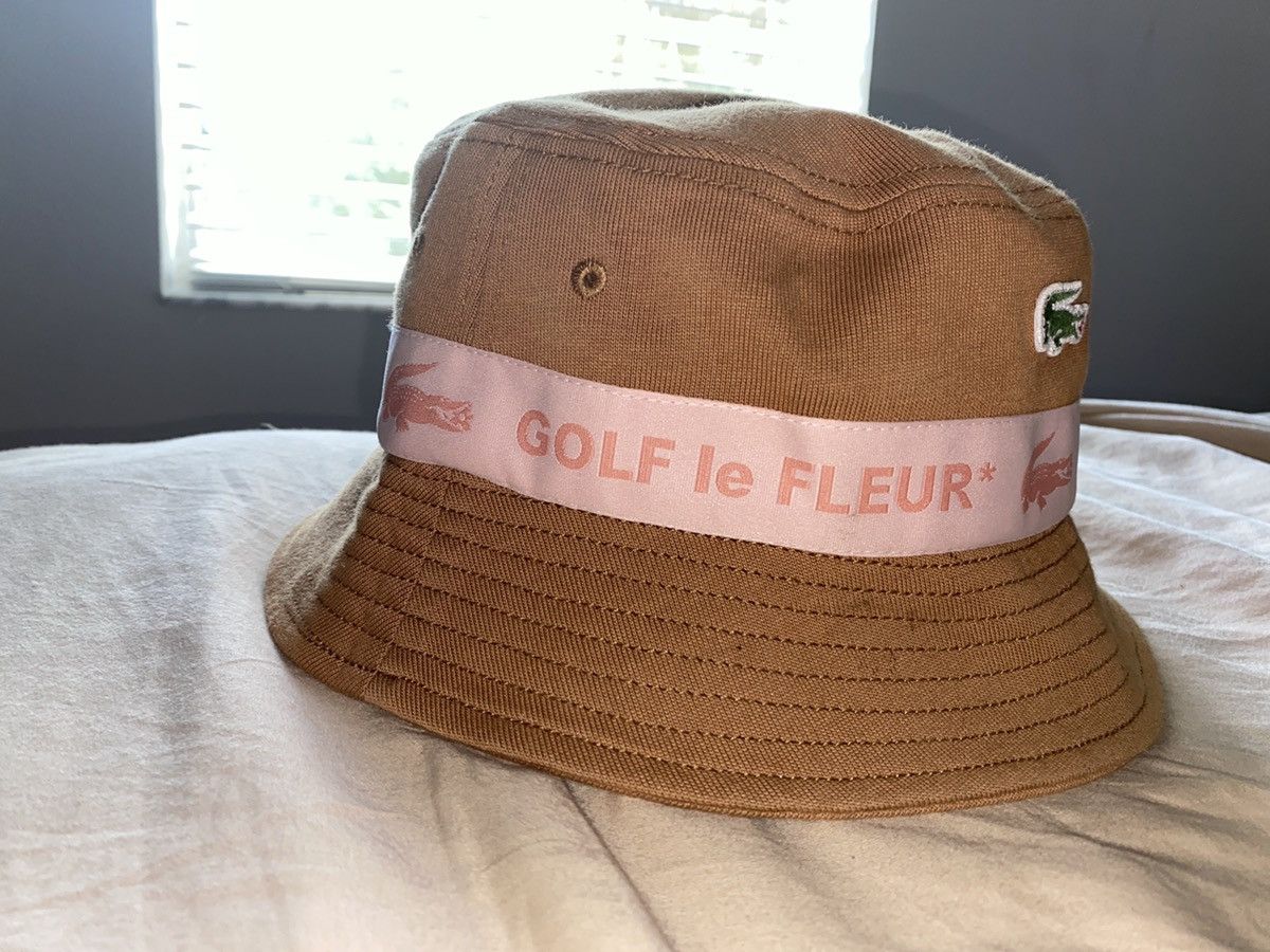 Lacoste golf le fleur bucket hat best sale