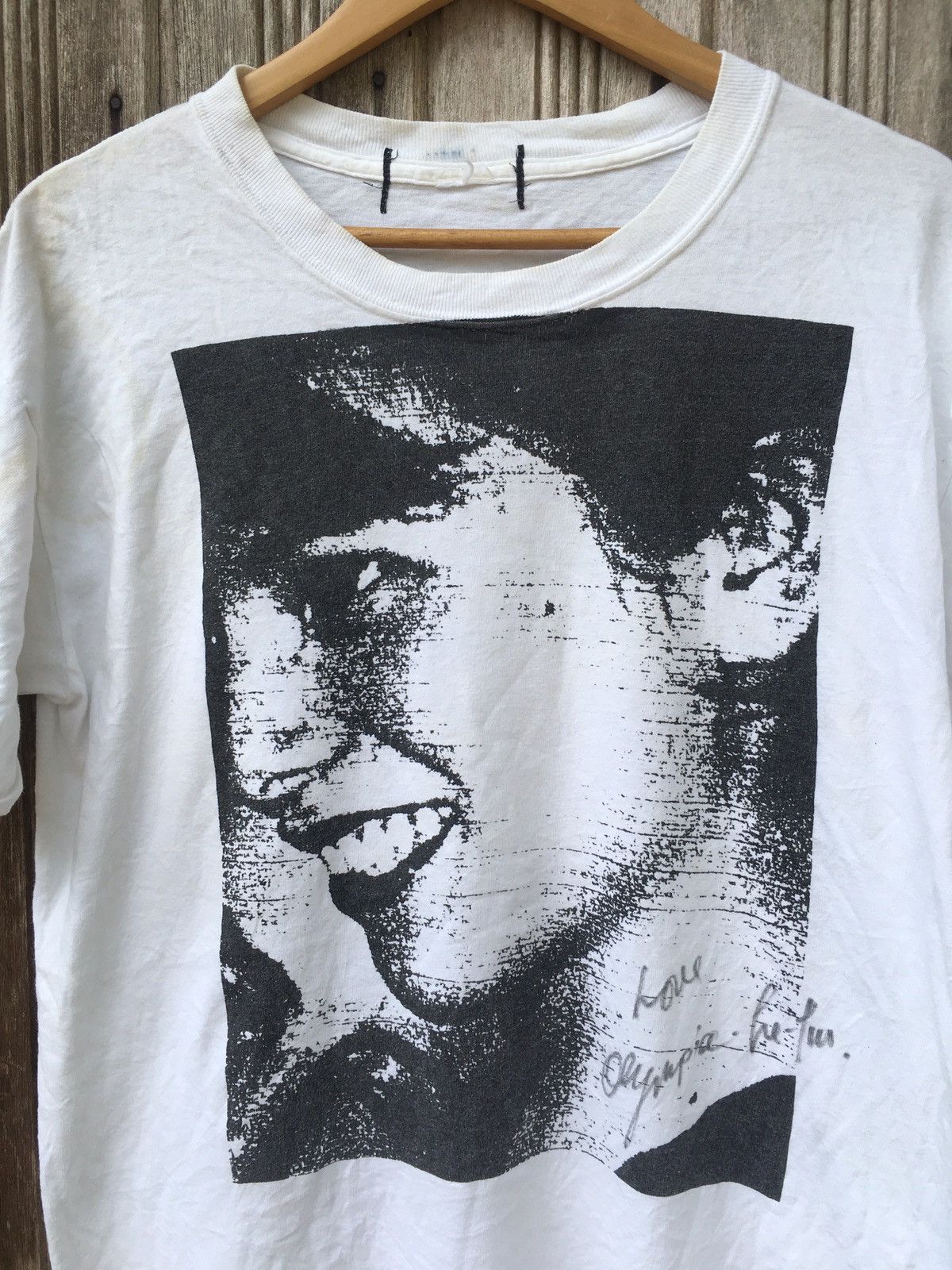 Vintage vintage olympia art tees shirt Size US L / EU 52-54 / 3 - 2 Thumbnail