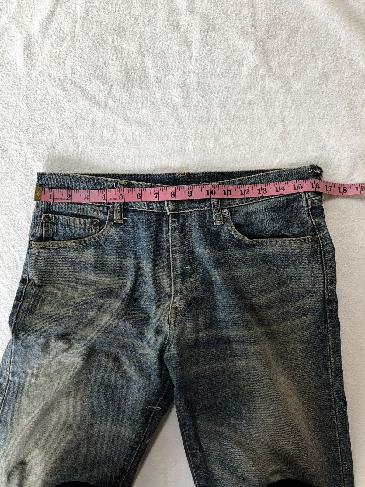 Hysteric Glamour × Japanese Brand Painted Jeans by Uniqlo Size US 32 / EU 48 - 10 Thumbnail