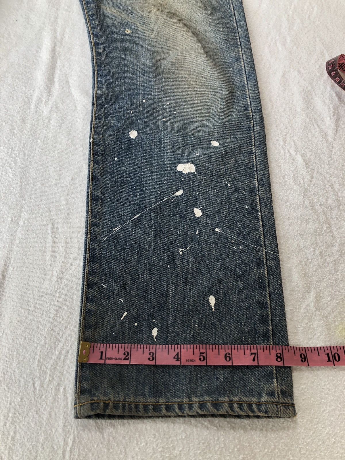Hysteric Glamour × Japanese Brand Painted Jeans by Uniqlo Size US 32 / EU 48 - 14 Thumbnail