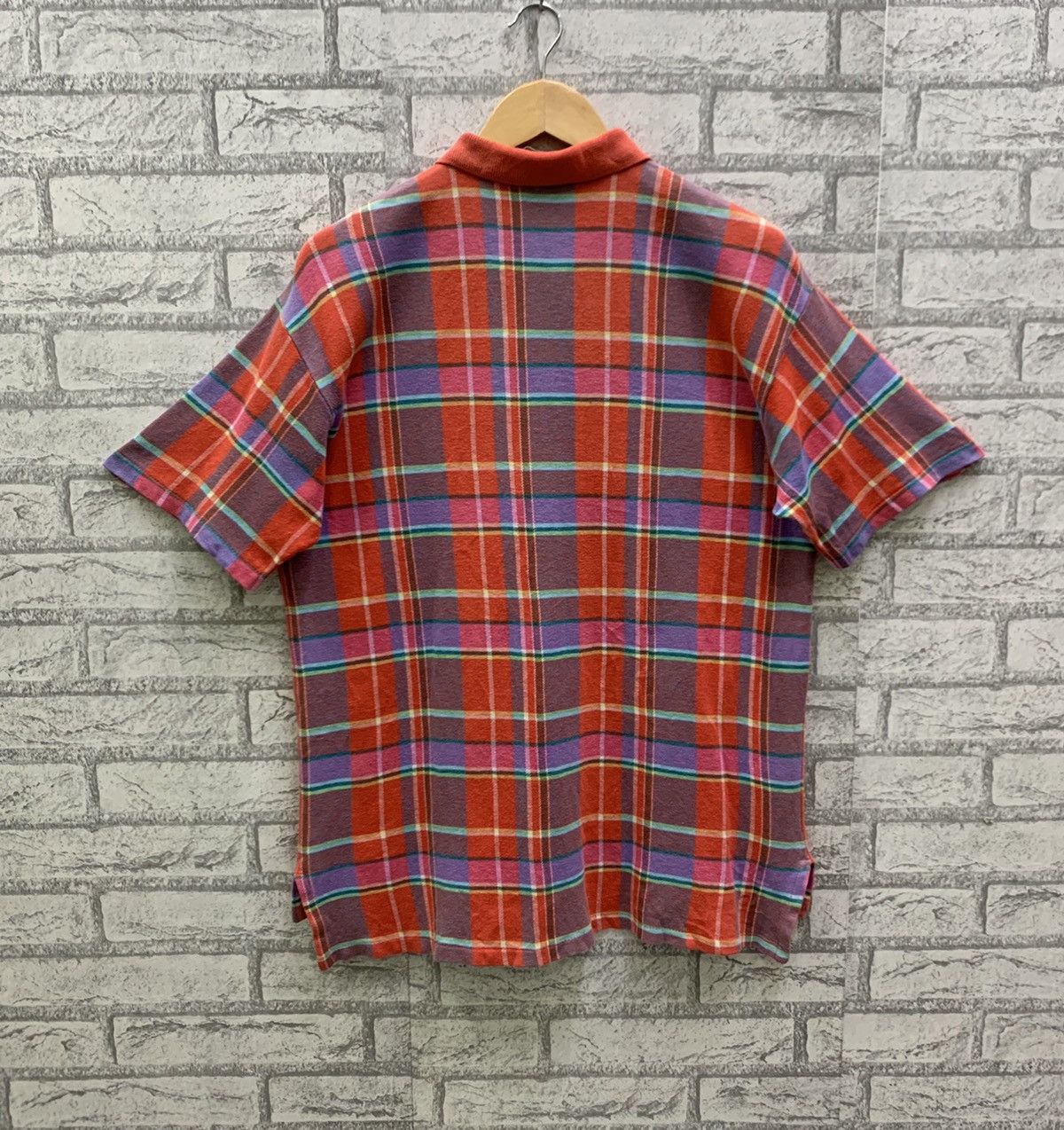 Ralph Lauren Vintage Polo By Ralph Lauren Checkered Polo Shirt Colourful Size US M / EU 48-50 / 2 - 2 Thumbnail