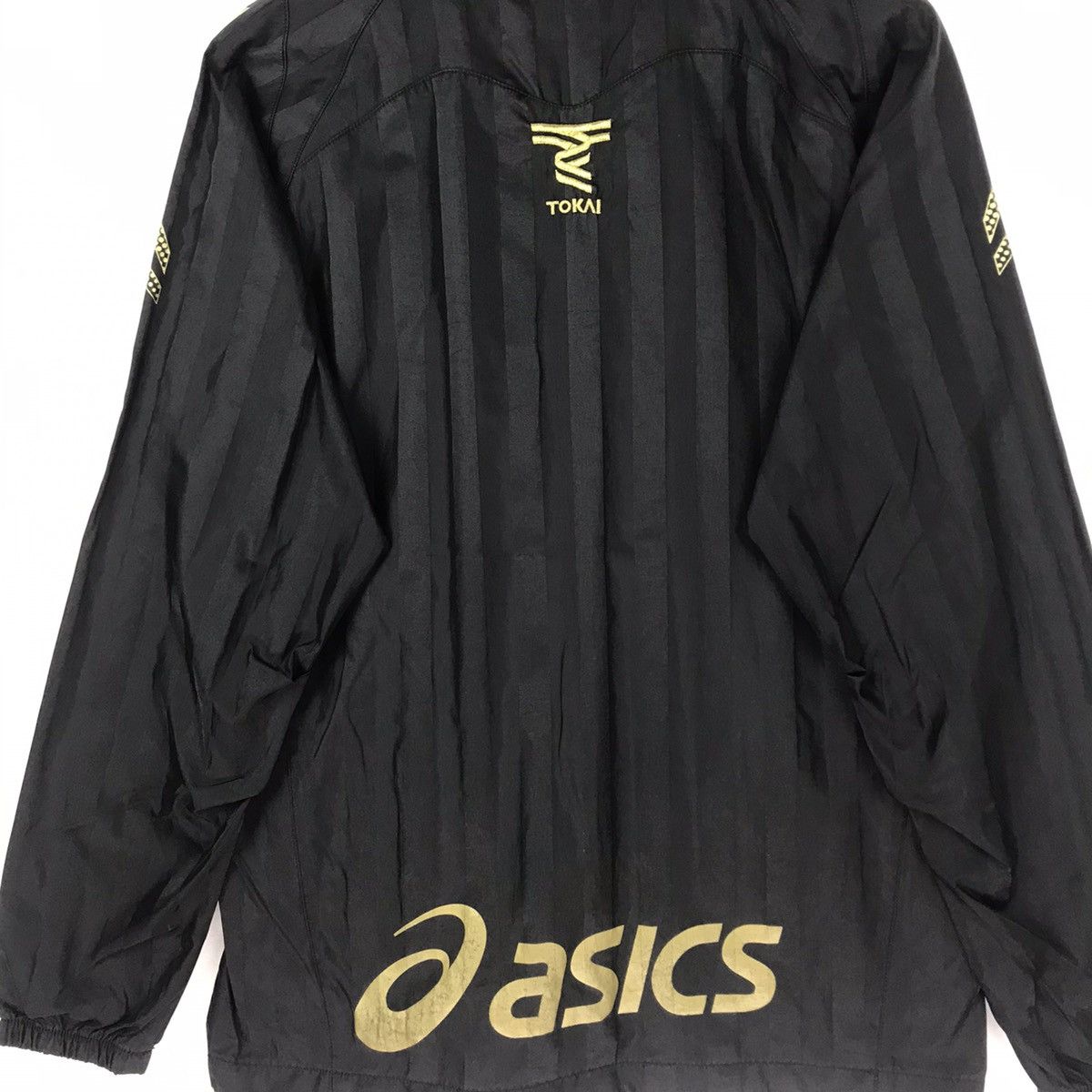 Asics Vintage 90s Asics Tokai FC Windbreaker Jacket Japan Football Size US M / EU 48-50 / 2 - 2 Thumbnail