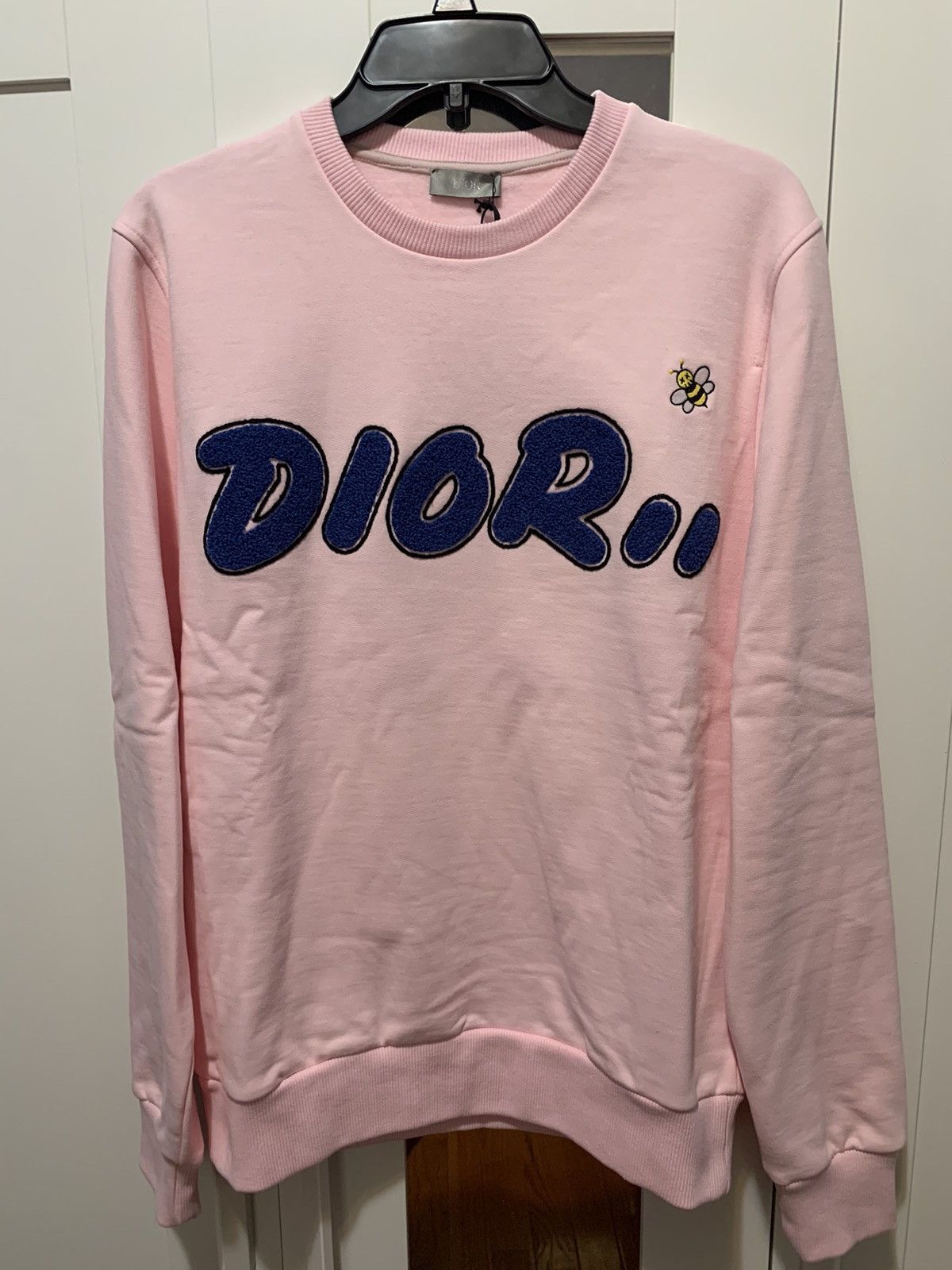 Dior kaws pink sweatshirt hot sale