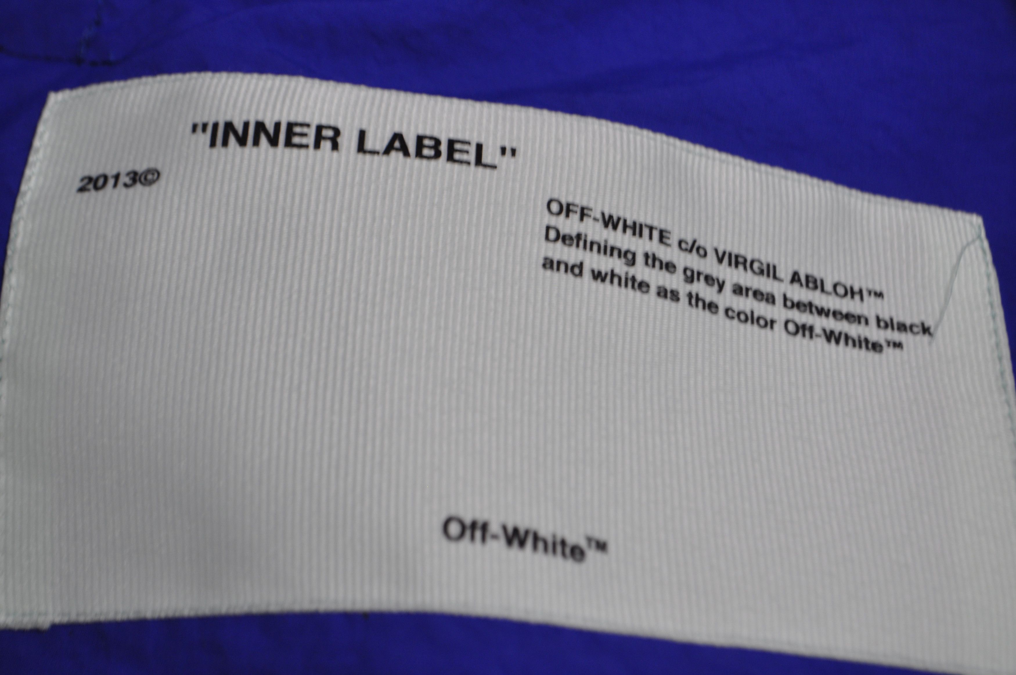 Off-White Off-White Rain Jacket (Blue XL) Size US XL / EU 56 / 4 - 6 Thumbnail