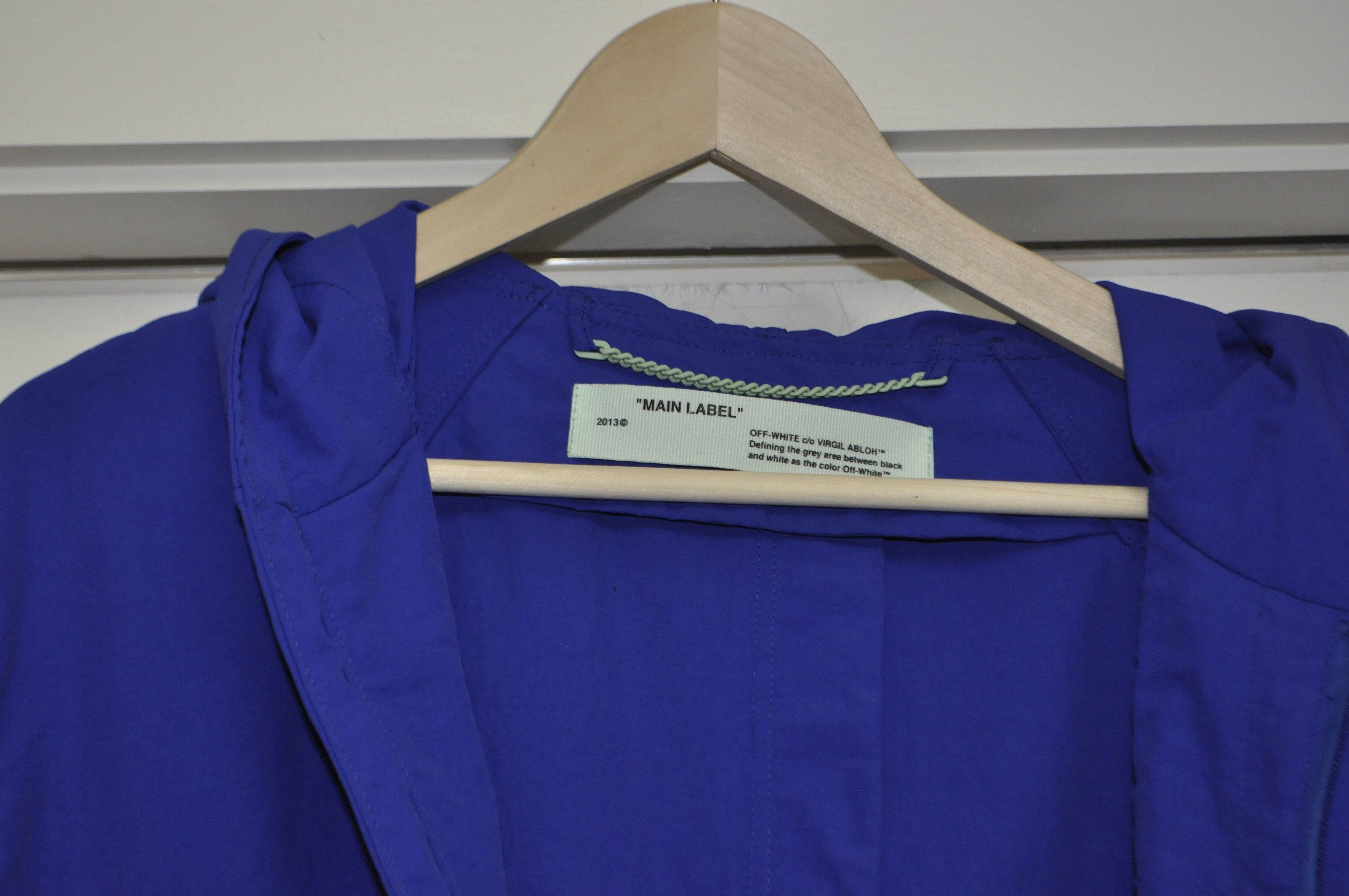 Off-White Off-White Rain Jacket (Blue XL) Size US XL / EU 56 / 4 - 4 Thumbnail