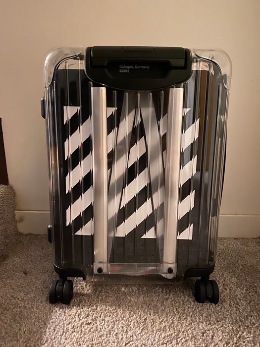 Off-White Transparent Luggage RIMOWA size H 21in x W 15in x D 9in V 36L