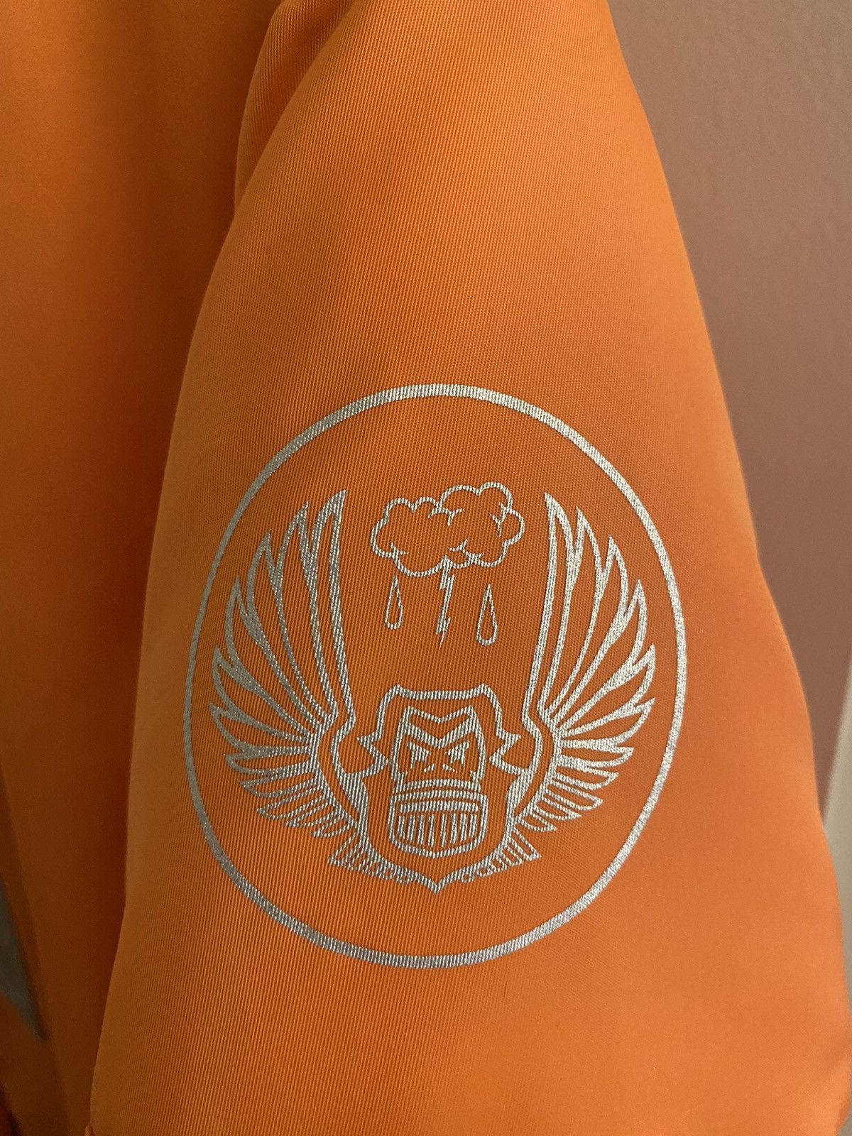 Bape VERY RARE Bape Reflector Shark MA-1 Orange Jacket 19AW Size US L / EU 52-54 / 3 - 9 Thumbnail