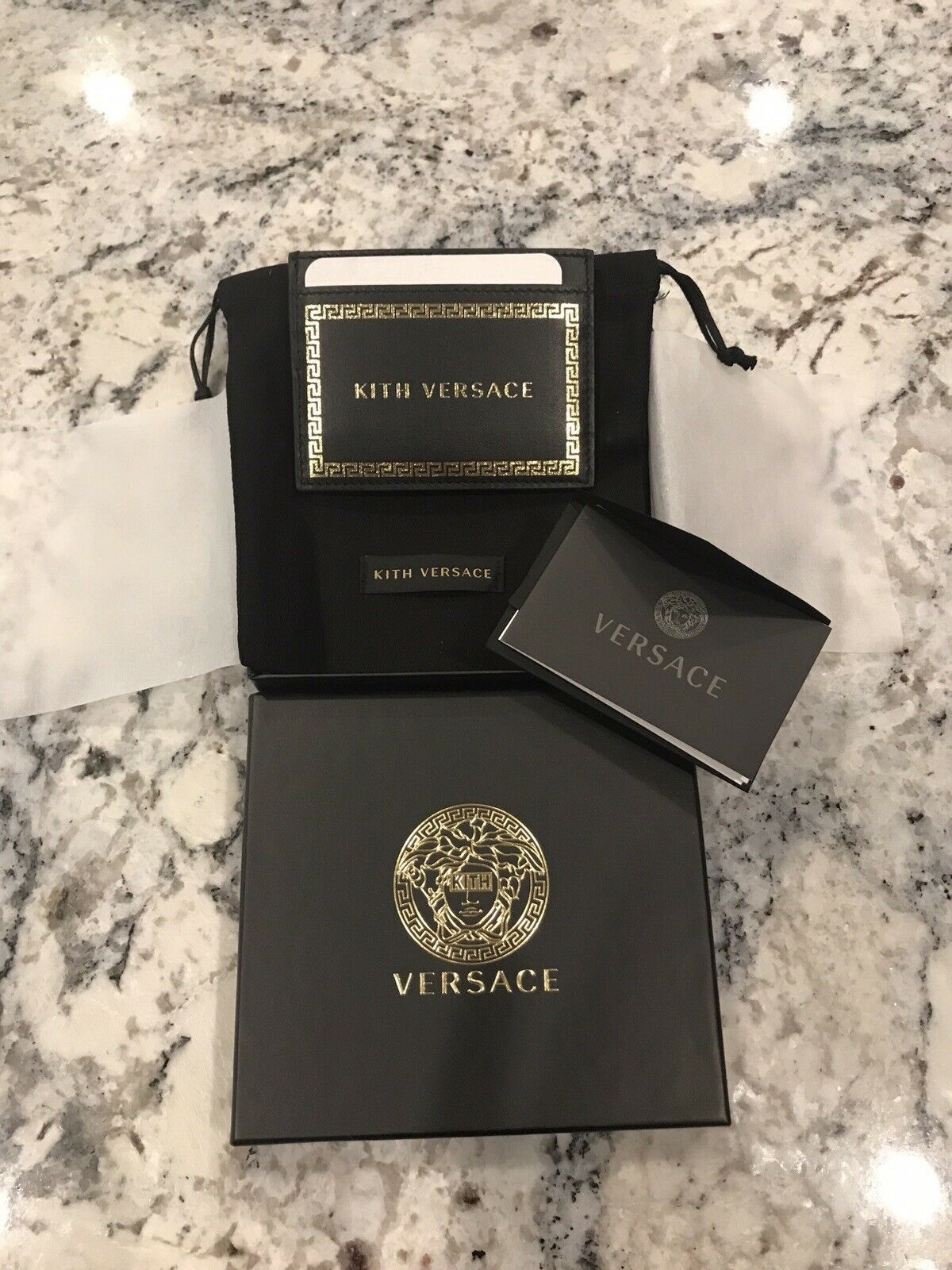 Kith X Versace Calf Leather Cardholder
