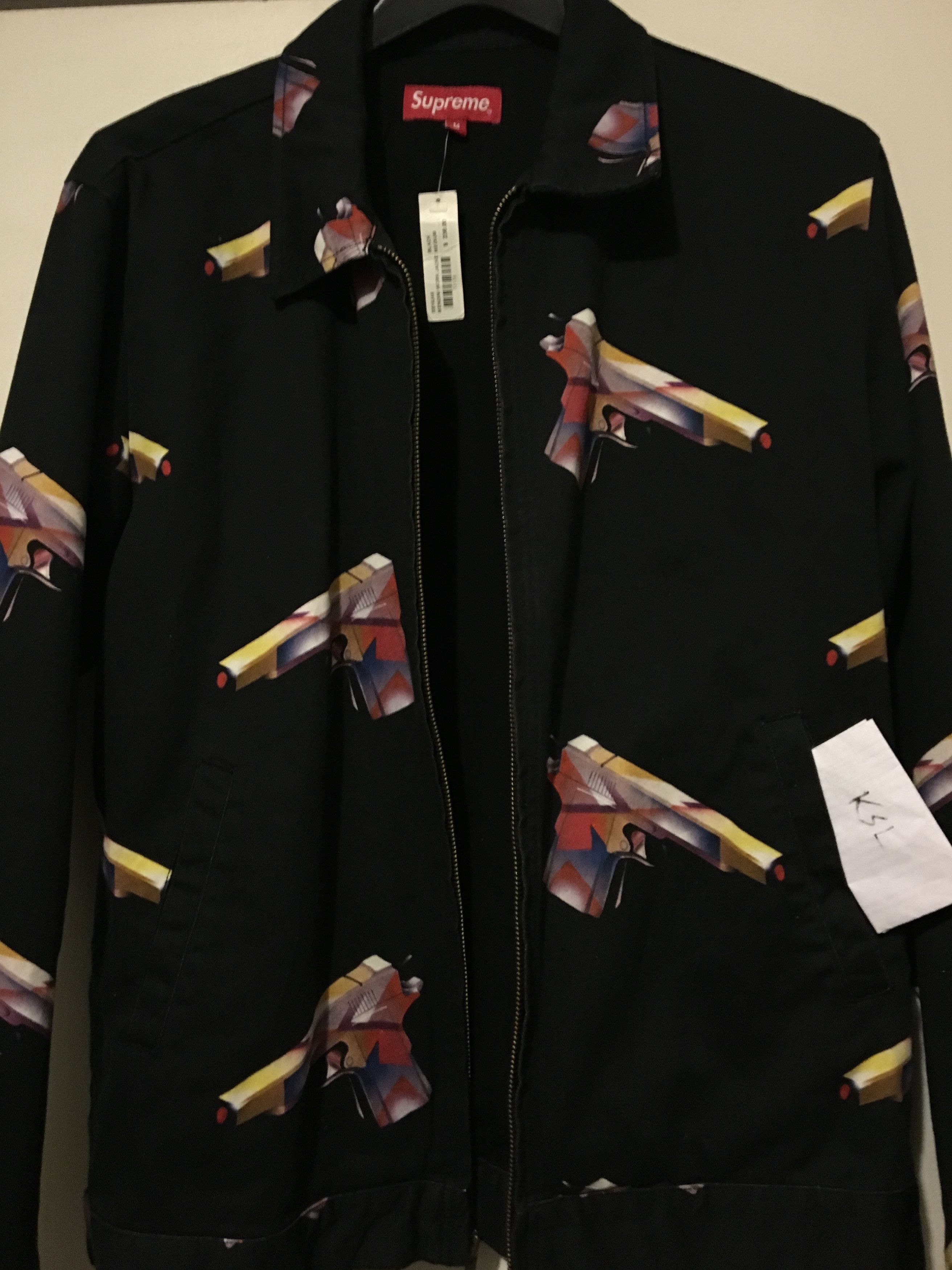 Supreme Supreme Mendini Gun Work Jacket in Black Grailed