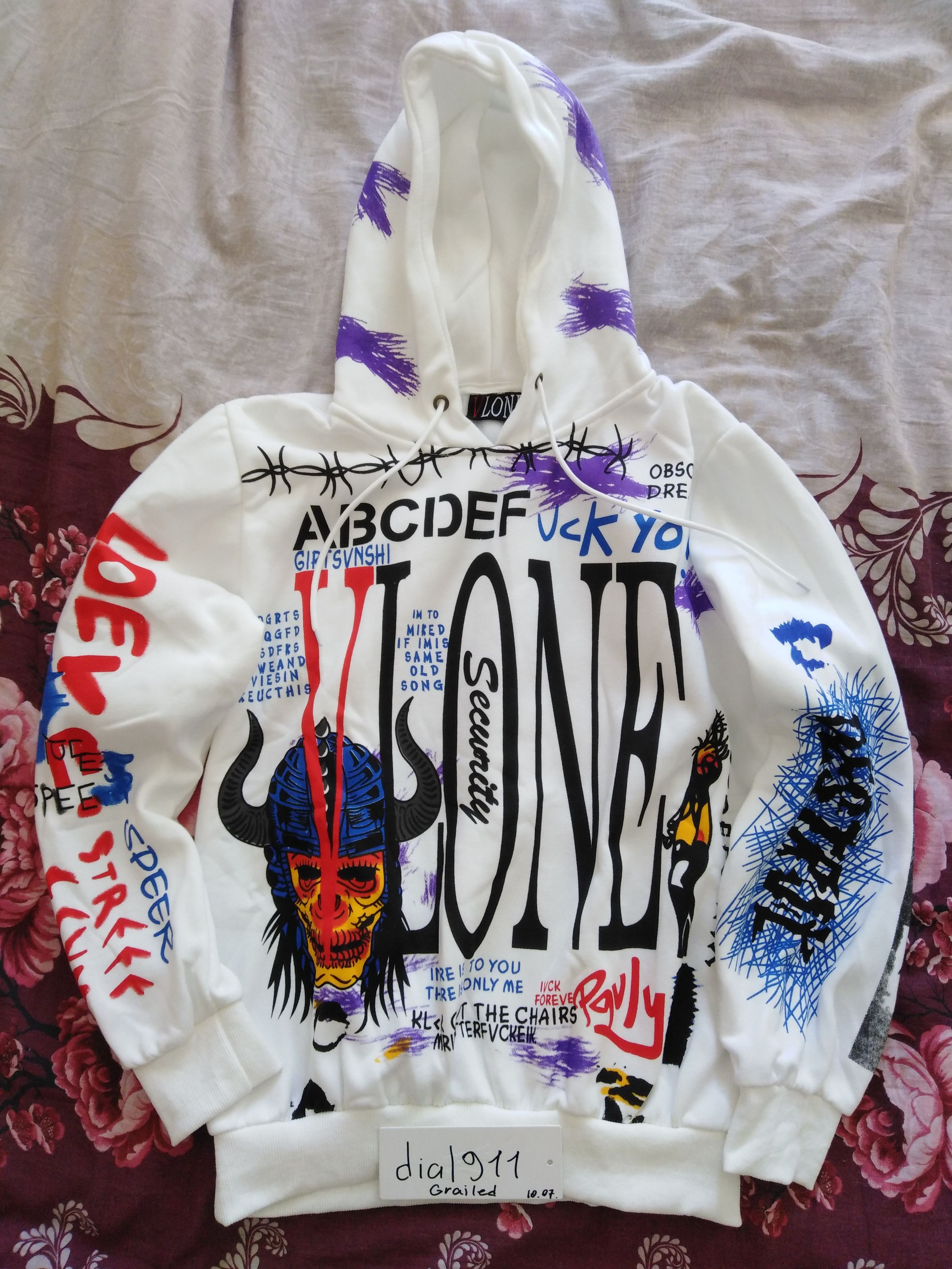 Vlone ABCDEF Vlone hoodie | Grailed