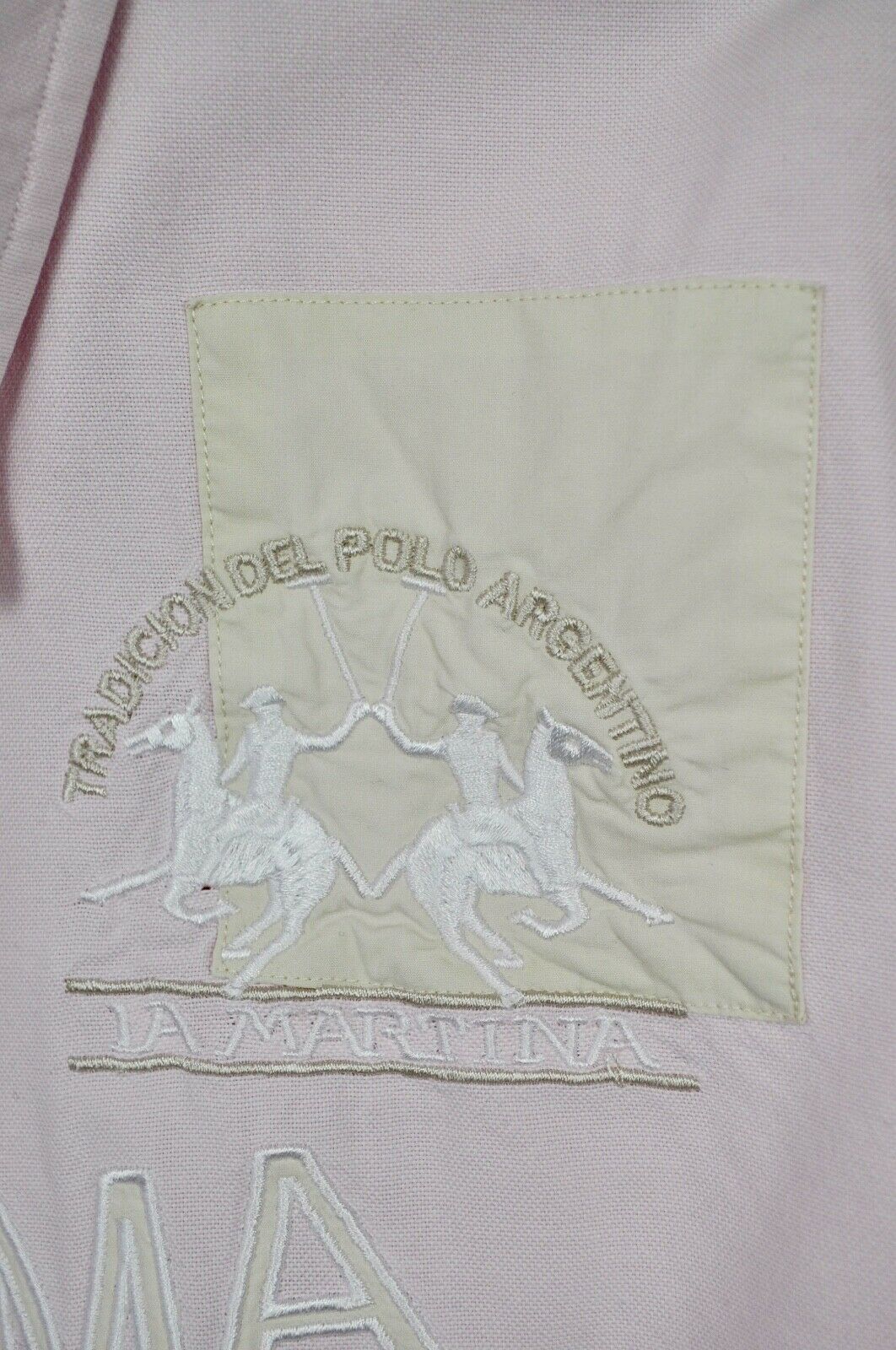 La Martina LA MARTINA Panama Casual Shirt Long Sleeved Cotton Formal Size US XL / EU 56 / 4 - 5 Thumbnail
