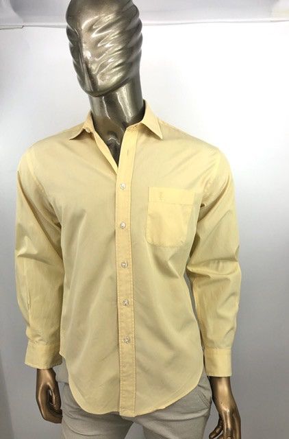 Yves Saint Laurent 🔥 Vintage Saint Laurent Shirt ysl yellow L size Size US L / EU 52-54 / 3 - 2 Thumbnail