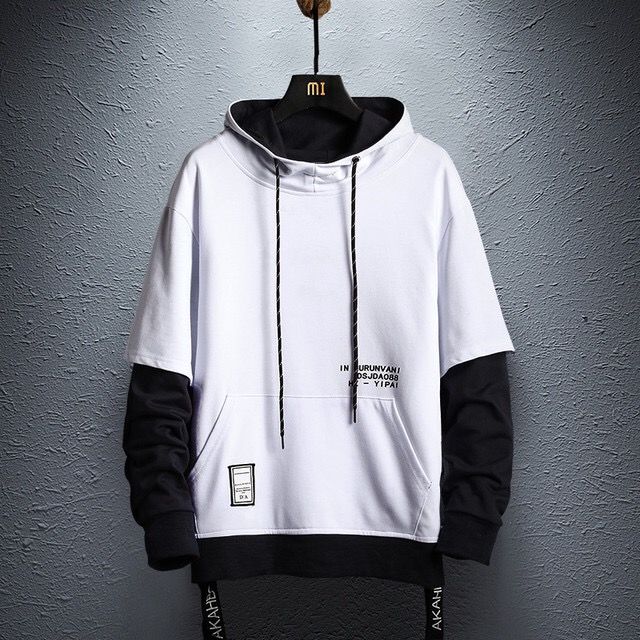 Japanese Brand Black and white Japanese streetwear hoodie Size US L / EU 52-54 / 3 - 1 Preview