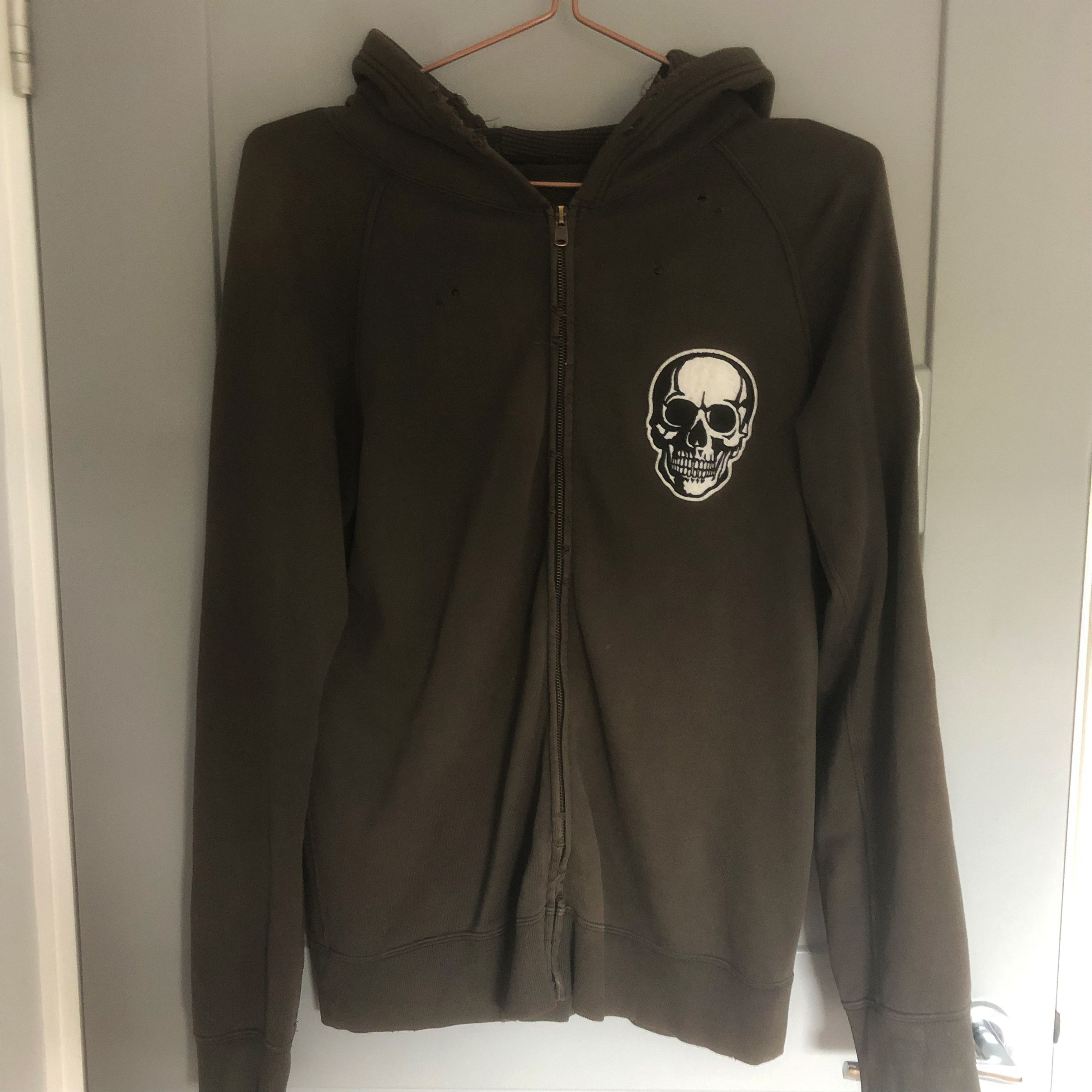 Number (N)ine Number Nine SS04 Skull Zip Hoodie | Grailed