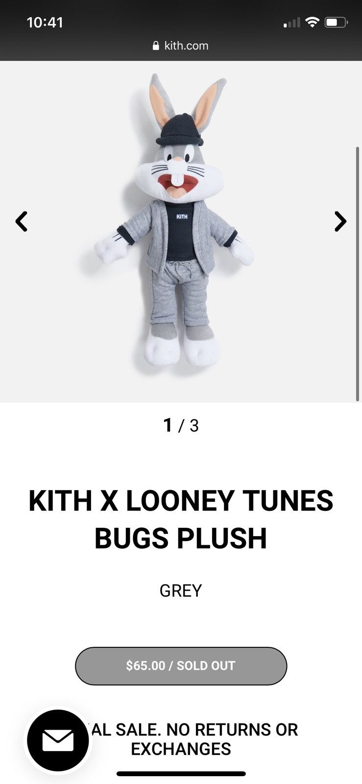 Set Kith X Looney Tunes Peluches (8 Pièces) + Autocollants - Neuf Avec Défauts, Licence Officielle