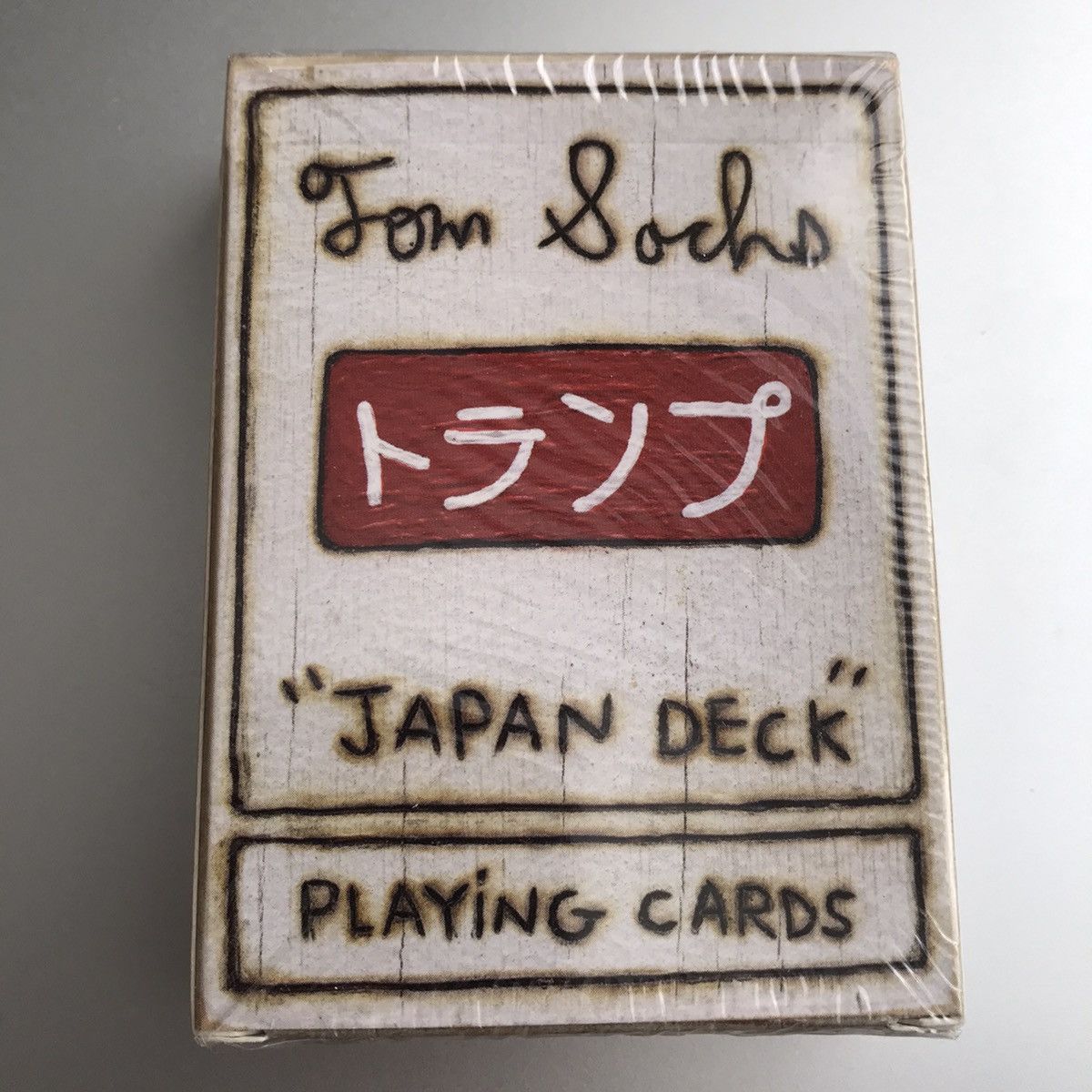 Tom Sachs Tom Sachs “japan deck” plywood playing cards Grailed