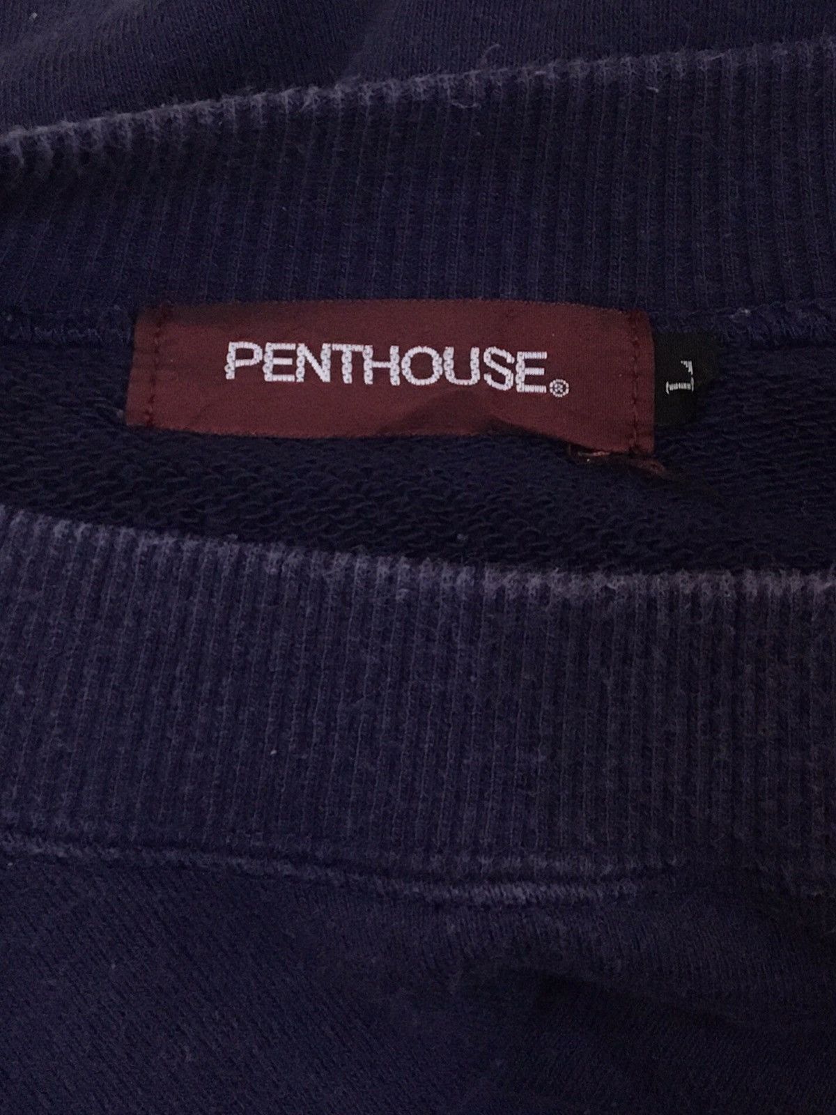 Vintage PENTHOUSE - VINTAGE SPELL OUT EMBROIDERED LOGO SWEATSHIRT Size US L / EU 52-54 / 3 - 8 Thumbnail