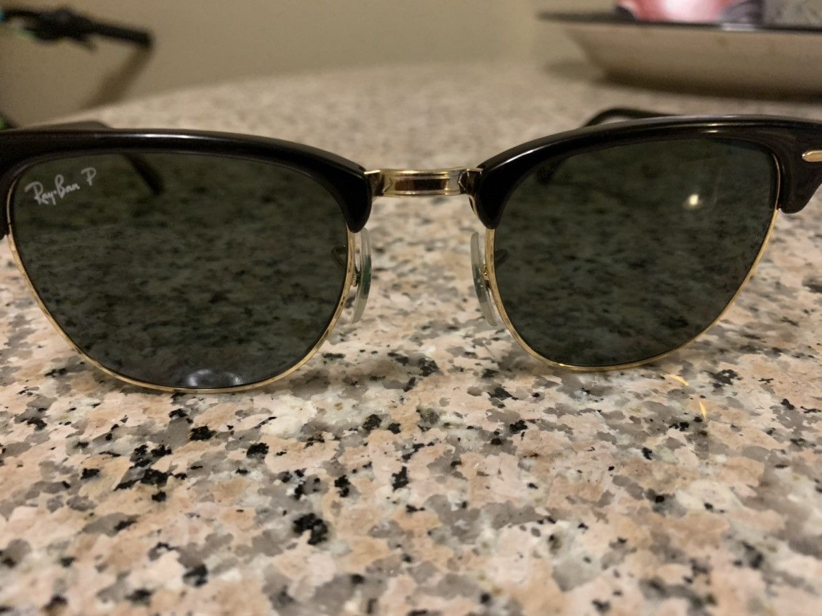 RayBan Rayban sunglasses black with gold details Size ONE SIZE - 1 Preview
