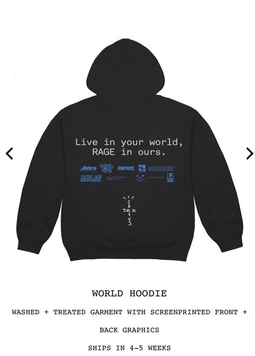 Travis scott hoodie outlet fortnite