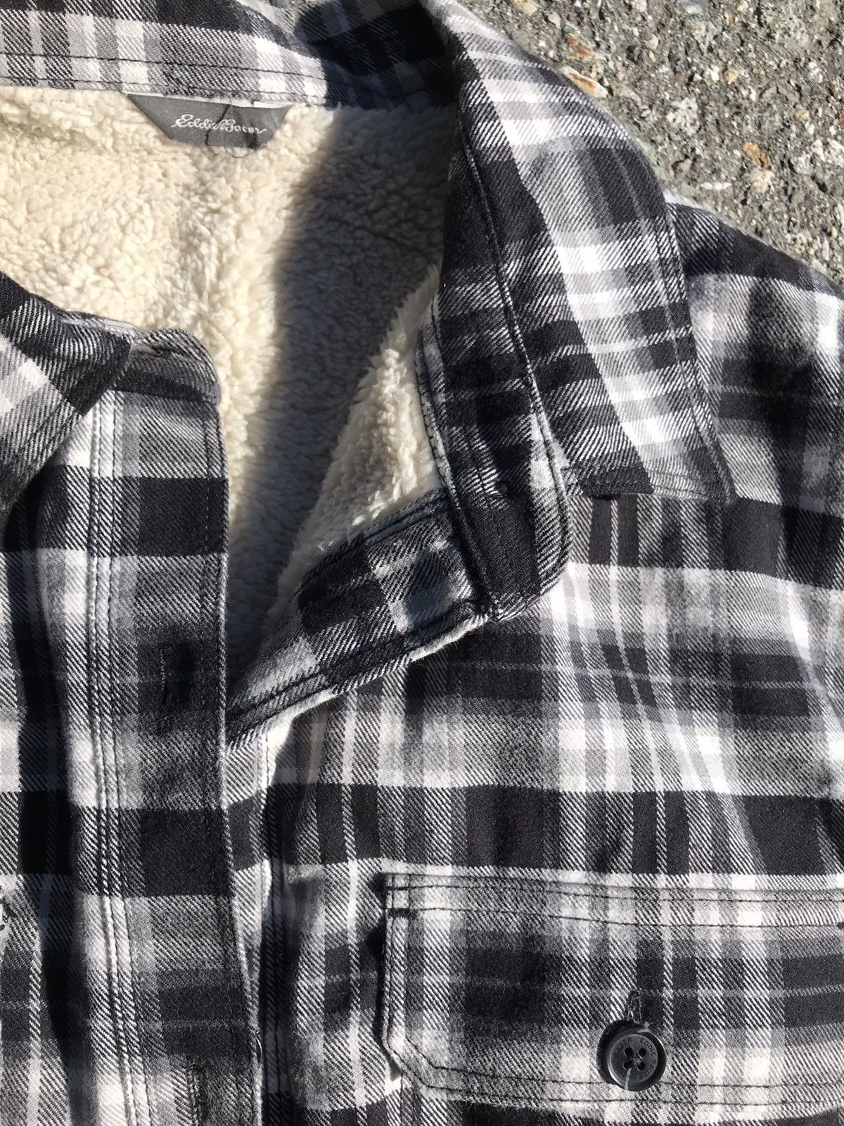 Flannel Sherpa lining flannel Eddie Bauer large Travis style Size US L / EU 52-54 / 3 - 2 Thumbnail