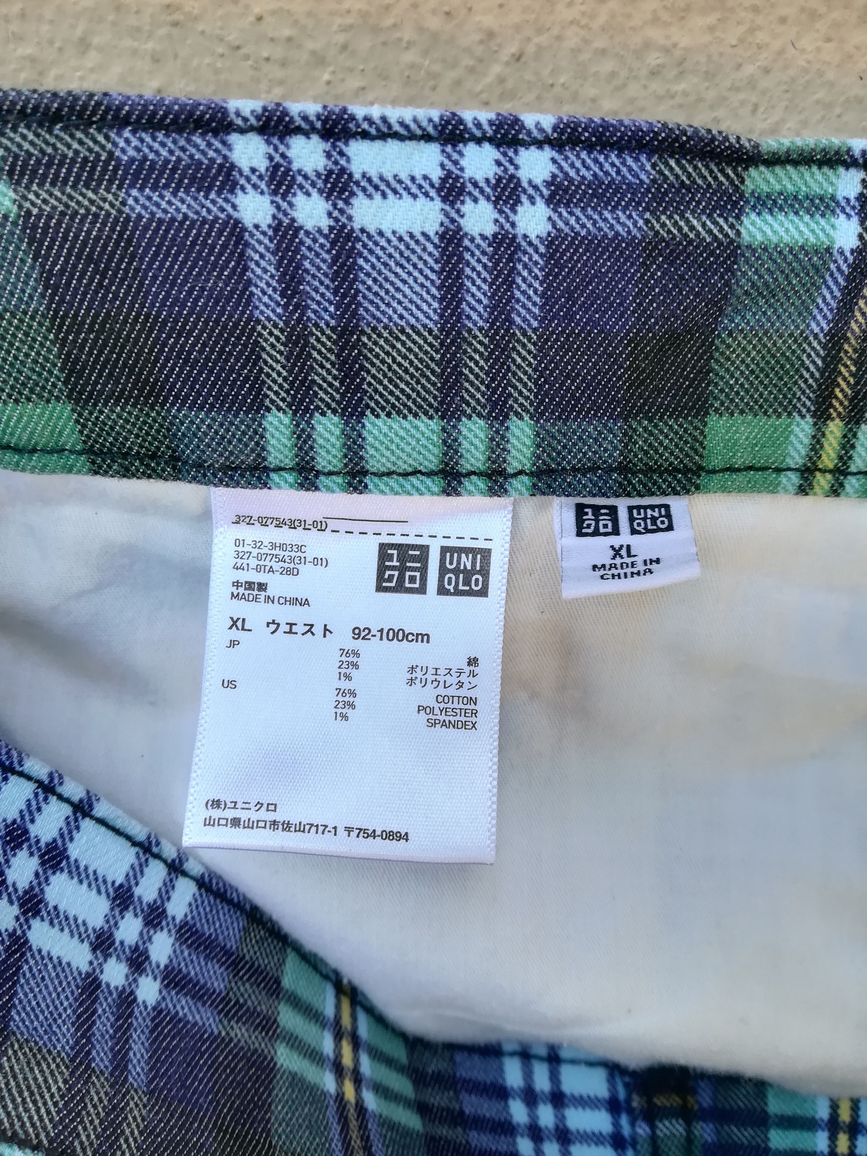 Japanese Brand × Uniqlo Japanese brand Uniqlo Checkered Tartan Punk Trousers Pants Size US 38 / EU 54 - 2 Thumbnail