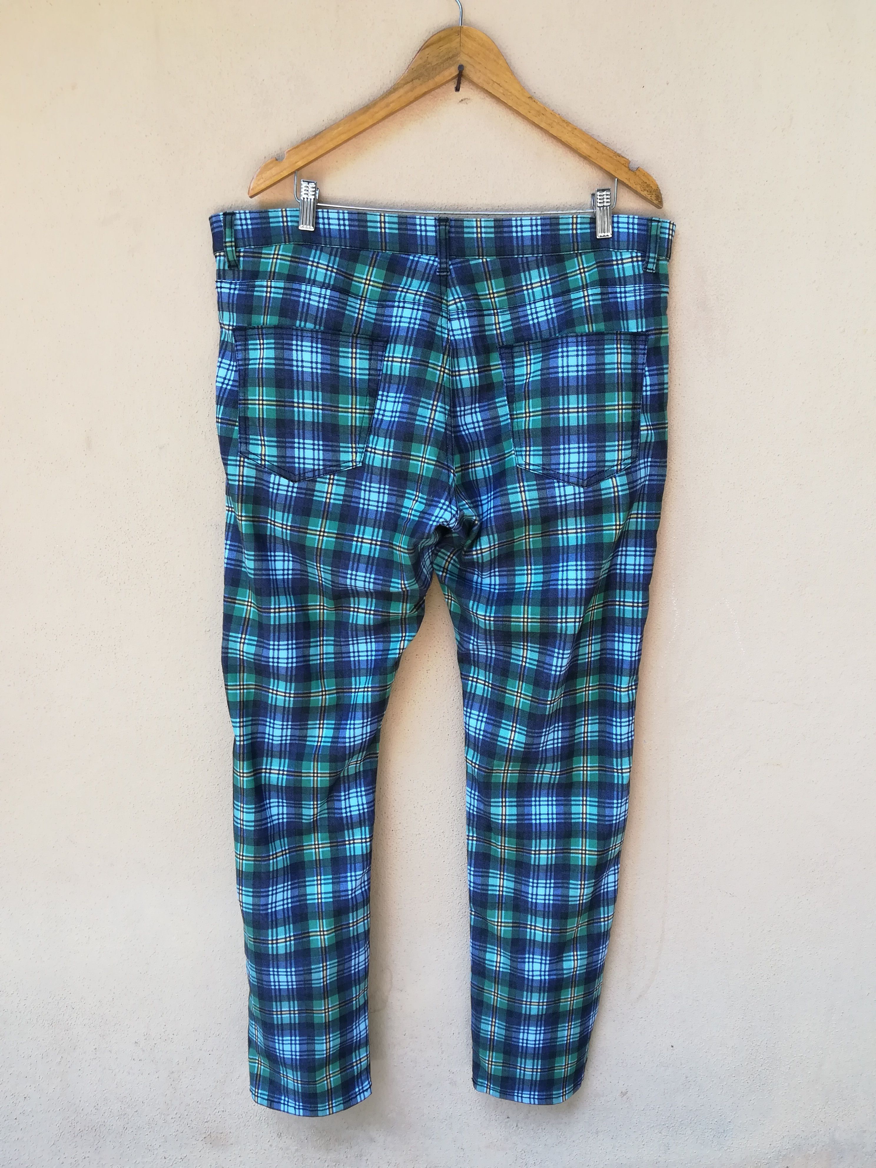 Japanese Brand × Uniqlo Japanese brand Uniqlo Checkered Tartan Punk Trousers Pants Size US 38 / EU 54 - 3 Thumbnail