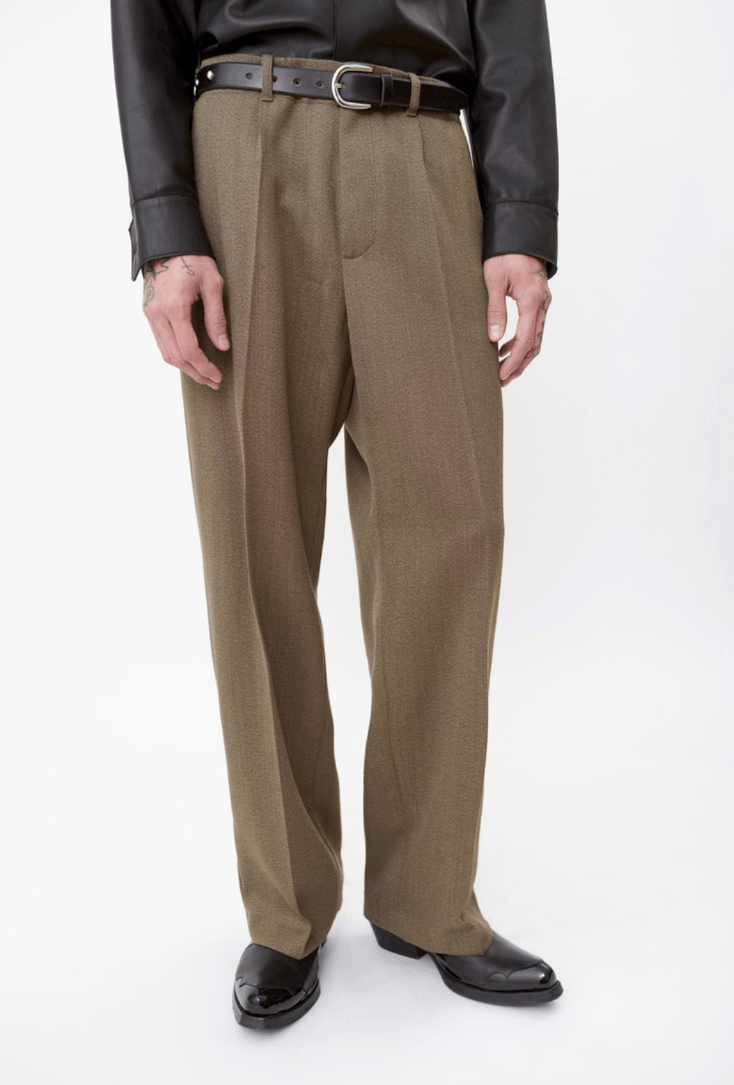 Our Legacy FINAL PRICE Our Legacy BORROWED CHINO OLIVE HUNTING 