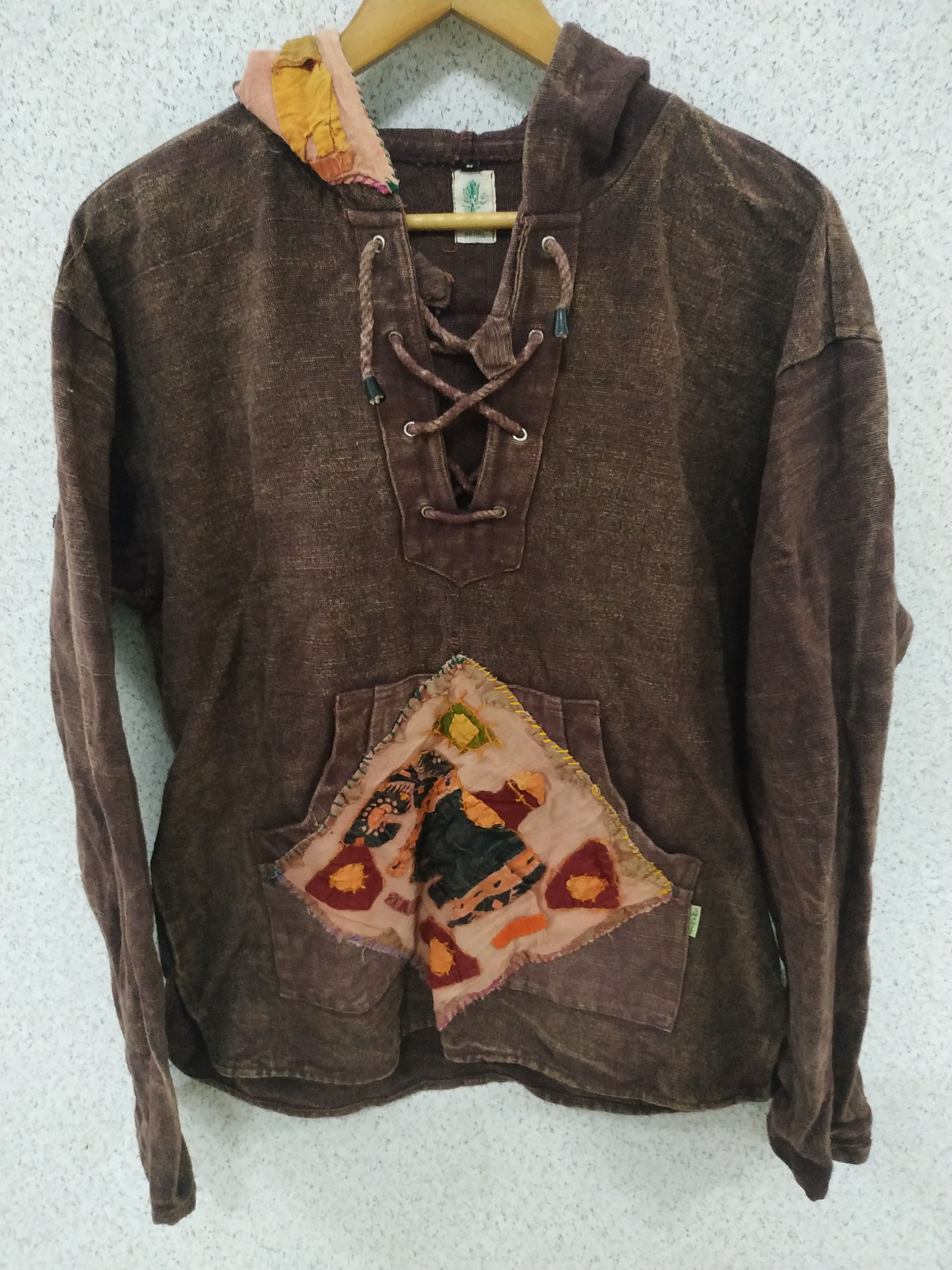Vintage Vintage Shanit Nepal Hoodie Size US L / EU 52-54 / 3 - 2 Thumbnail