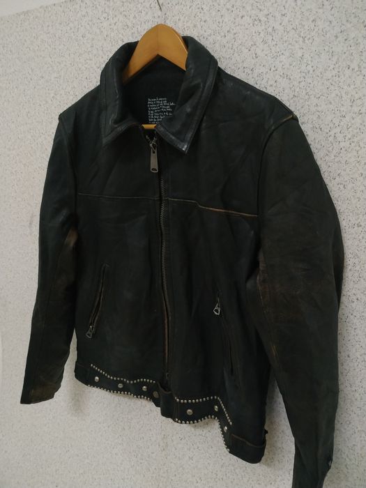 Nano Universe Nano Universe Horse Skin Leather Jacket Grailed