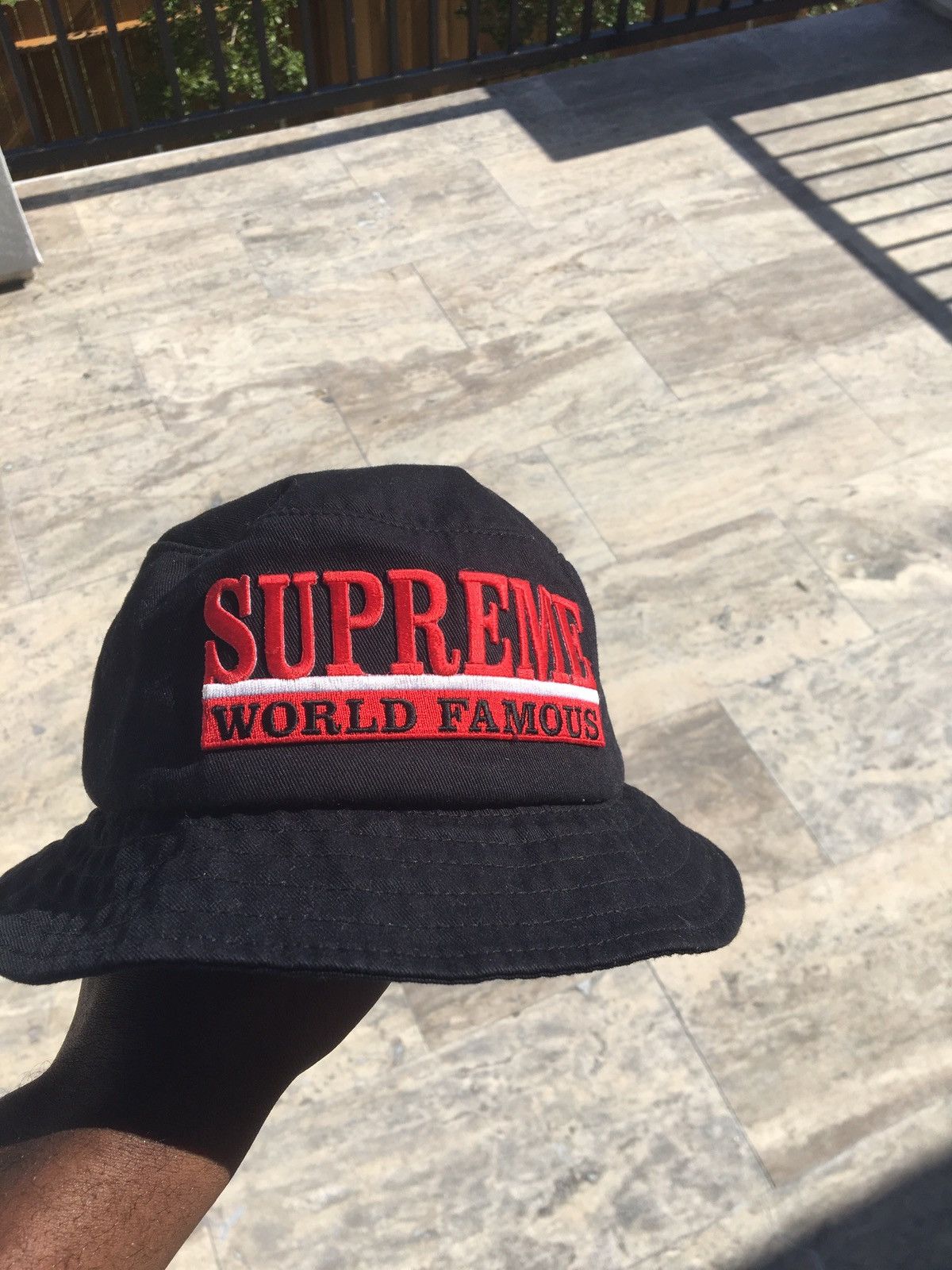 Supreme Supreme World Famous Bucket Hat Grailed