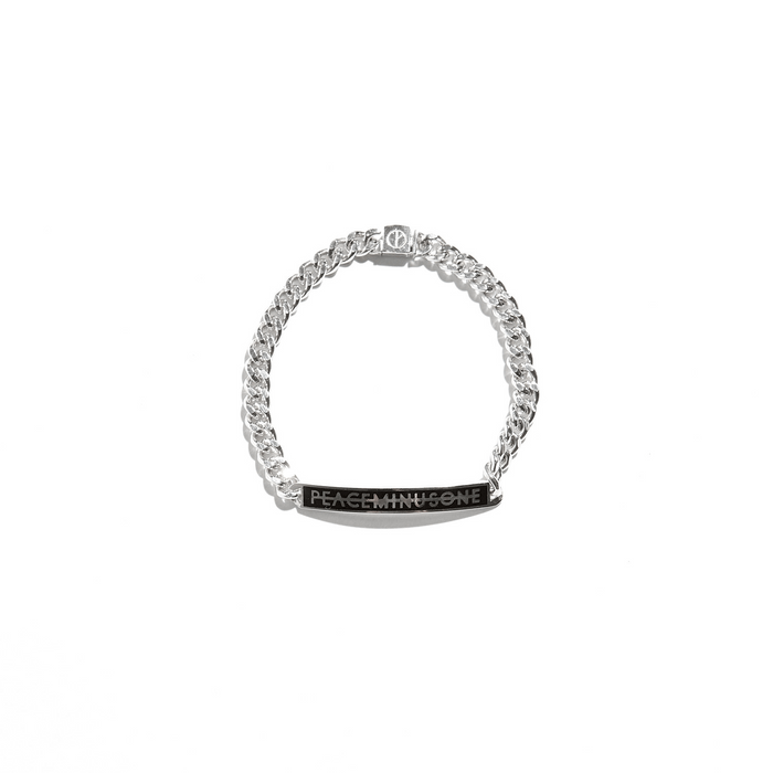 peaceminusone Peaceminusone Logo Bracelet #1 Black | Grailed