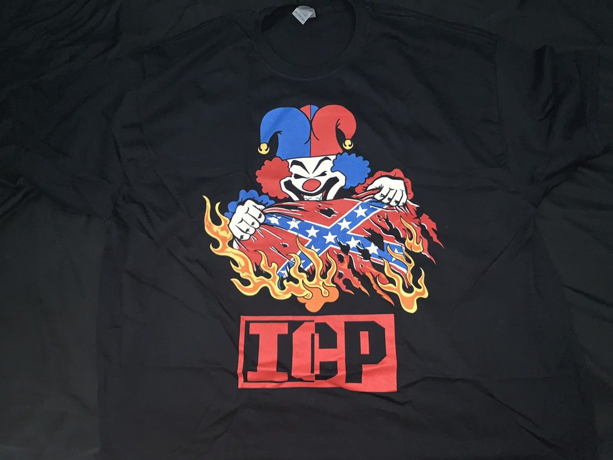 Rare Insane Clown Posse “Fuck Your Rebel Flag” Tee Size XL