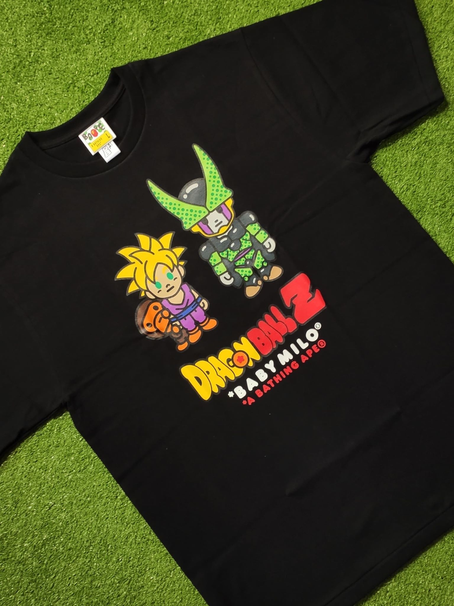 Bape Bape X Dragon Ball Z Baby Milo Son Gohan & Cell Tee | Grailed