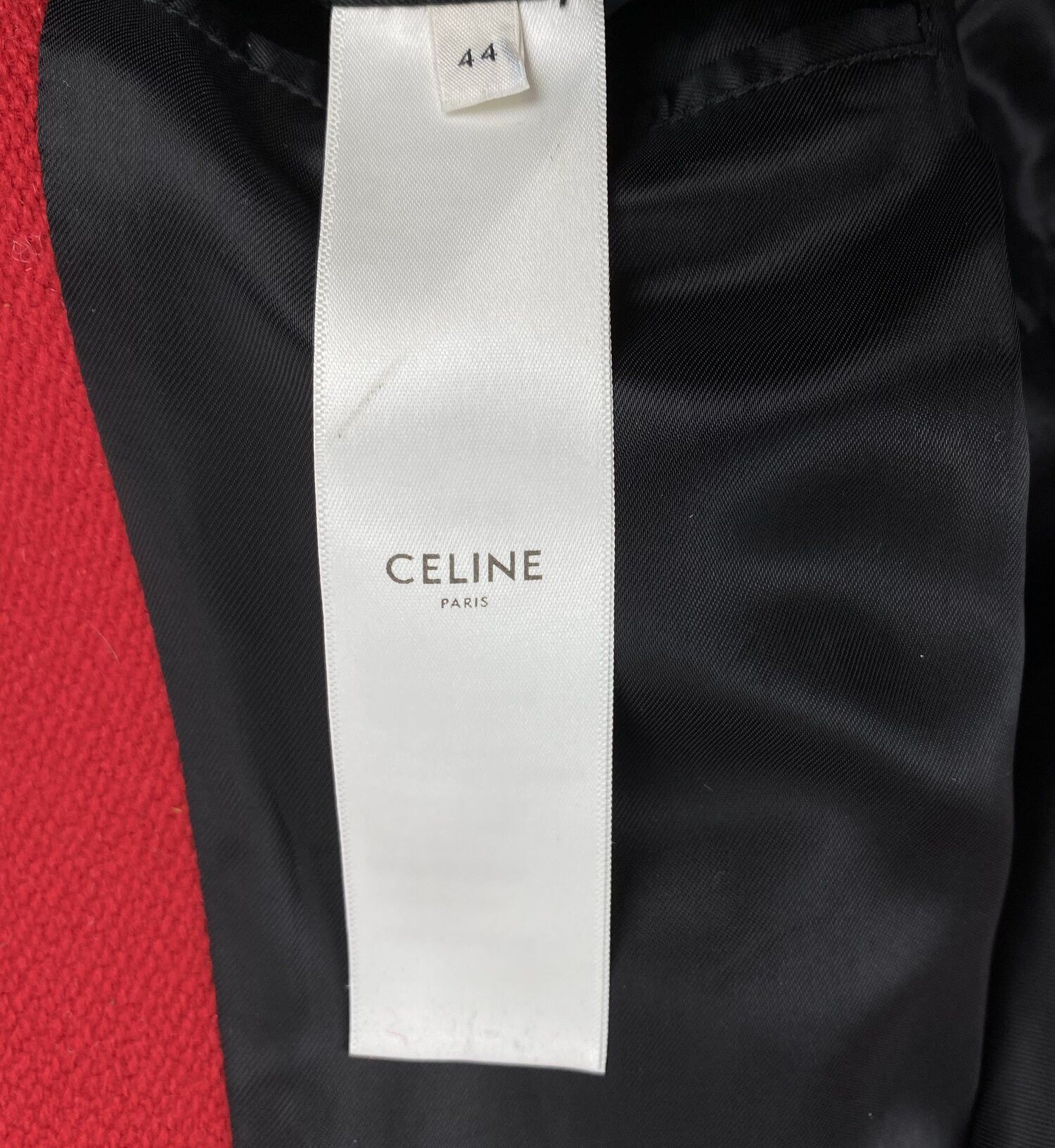 Celine × Hedi Slimane Celine FW19 Red Teddy Bomber Jacket Size US S / EU 44-46 / 1 - 6 Thumbnail