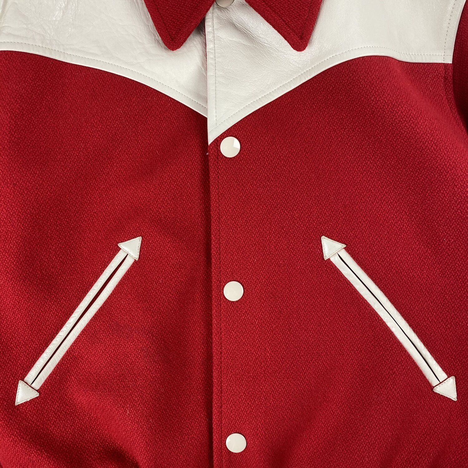 Celine × Hedi Slimane Celine FW19 Red Teddy Bomber Jacket Size US S / EU 44-46 / 1 - 3 Thumbnail
