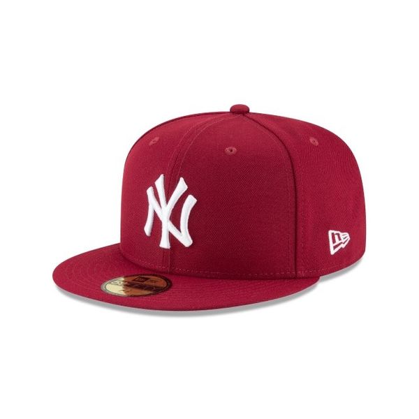 New Era New York Yankees New Era Cardinal Fitted Hat Multiple Sizes ...