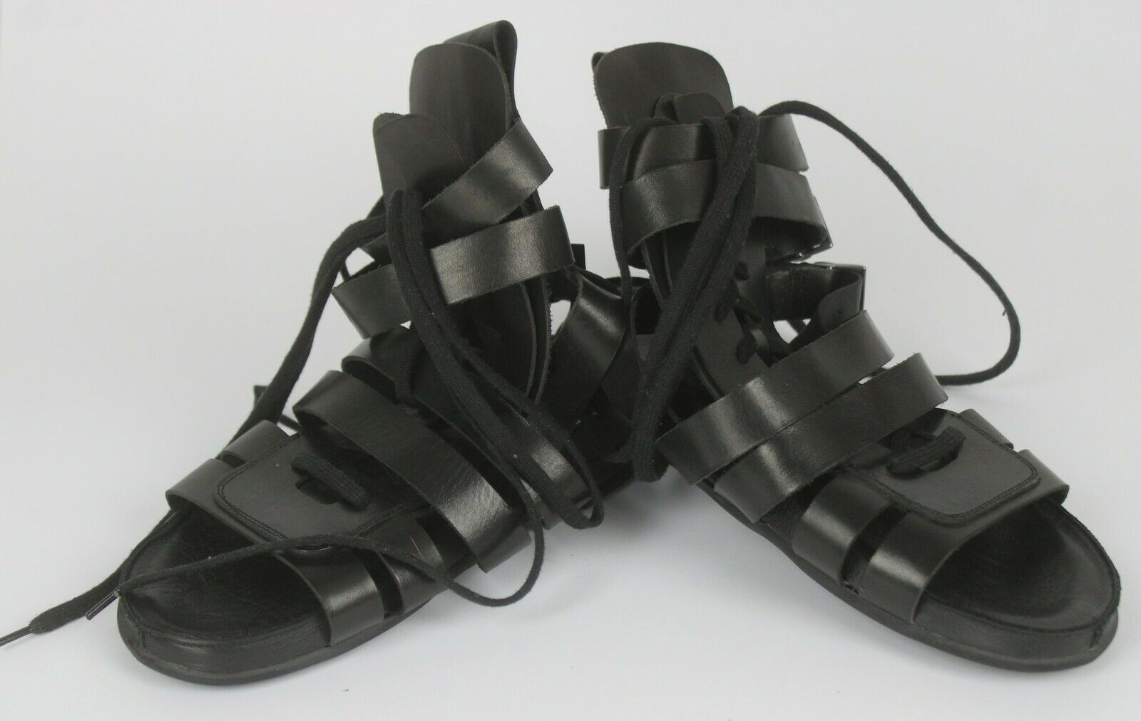 Army Of Me ARMY OF ME Gladiator Leather Buckled Ankle Sandals 6118* Size US 9 / EU 42 - 5 Thumbnail